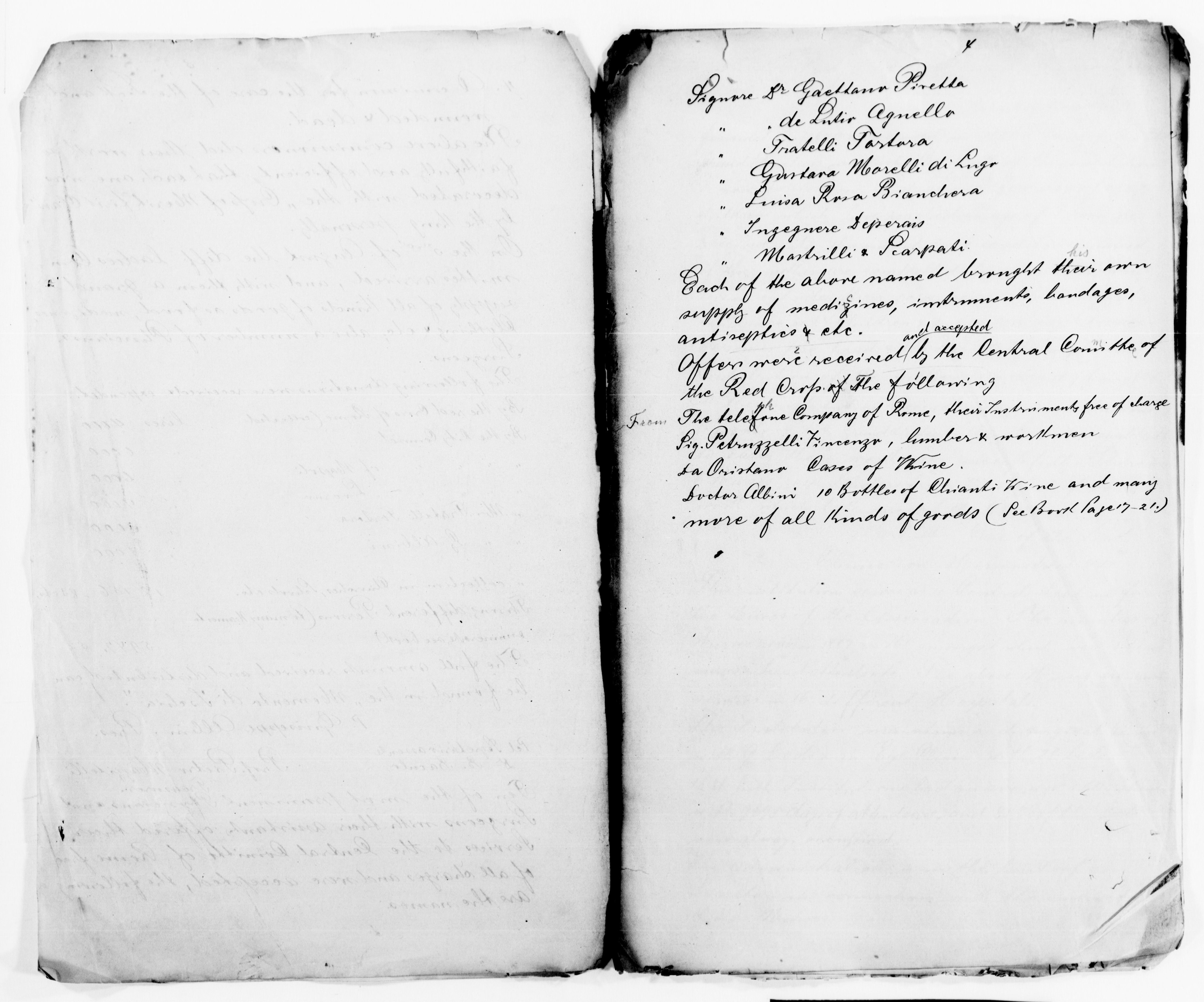 Scanned image of the current content page