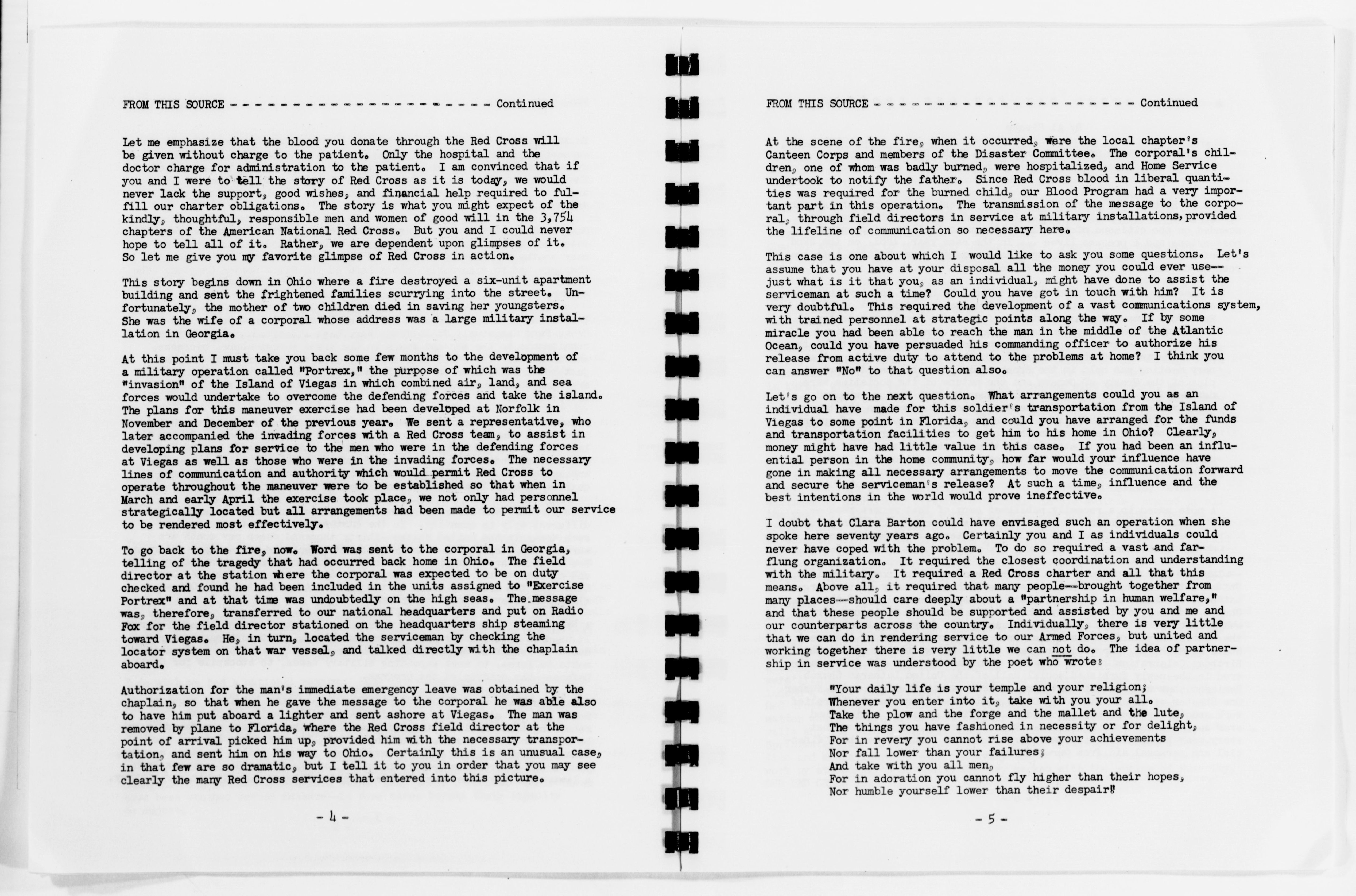 Scanned image of the current content page