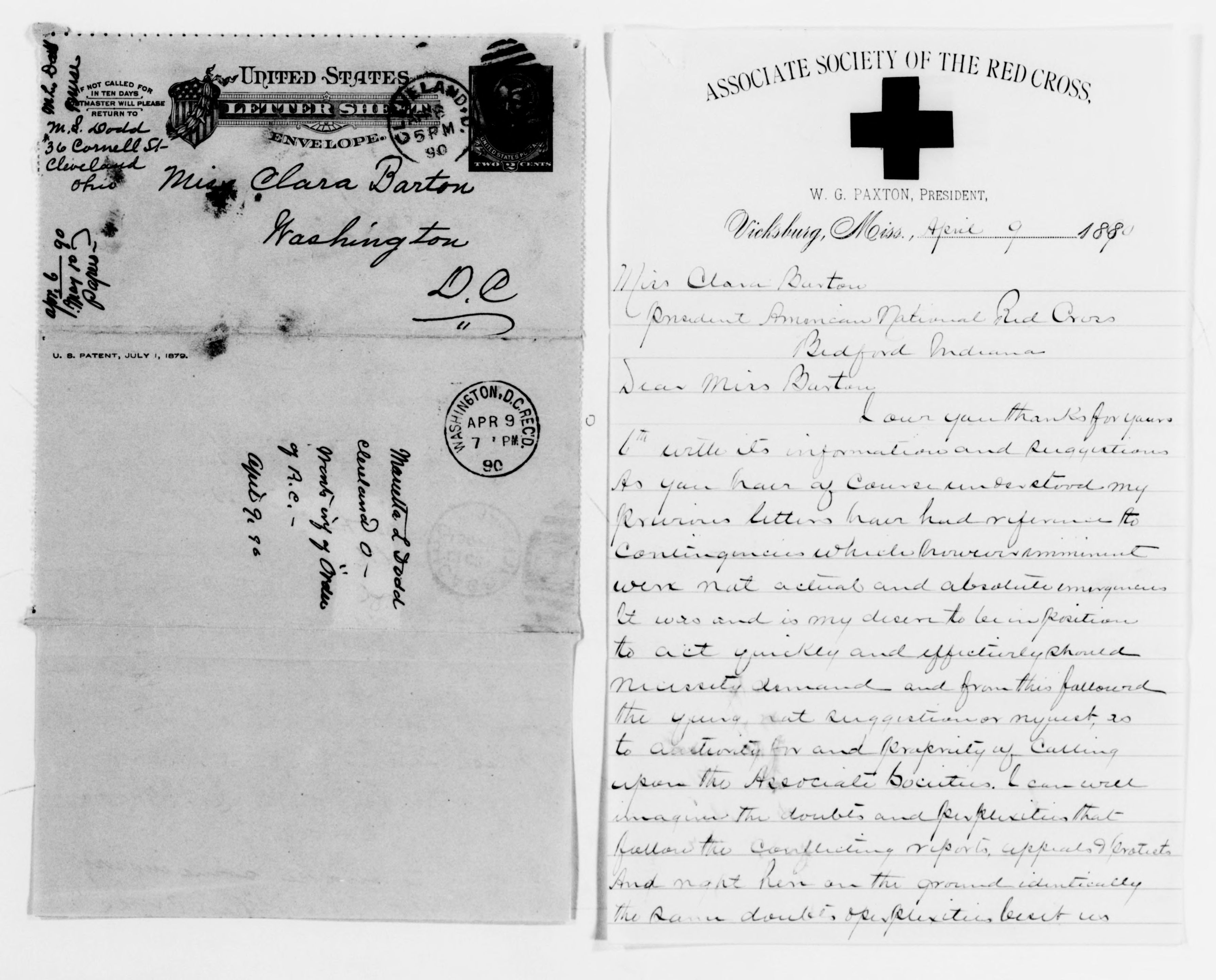 Scanned image of the current content page