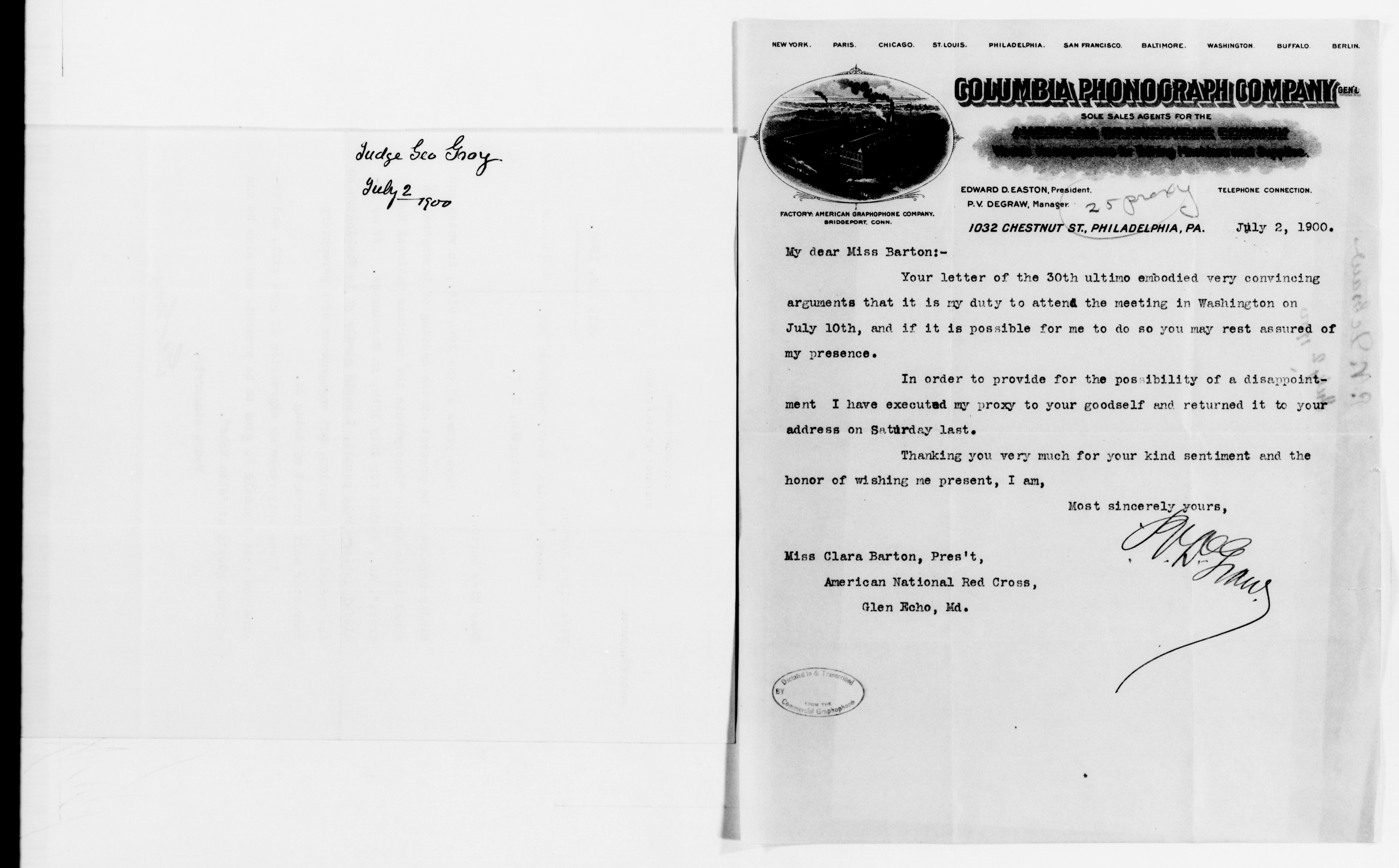 Scanned image of the current content page