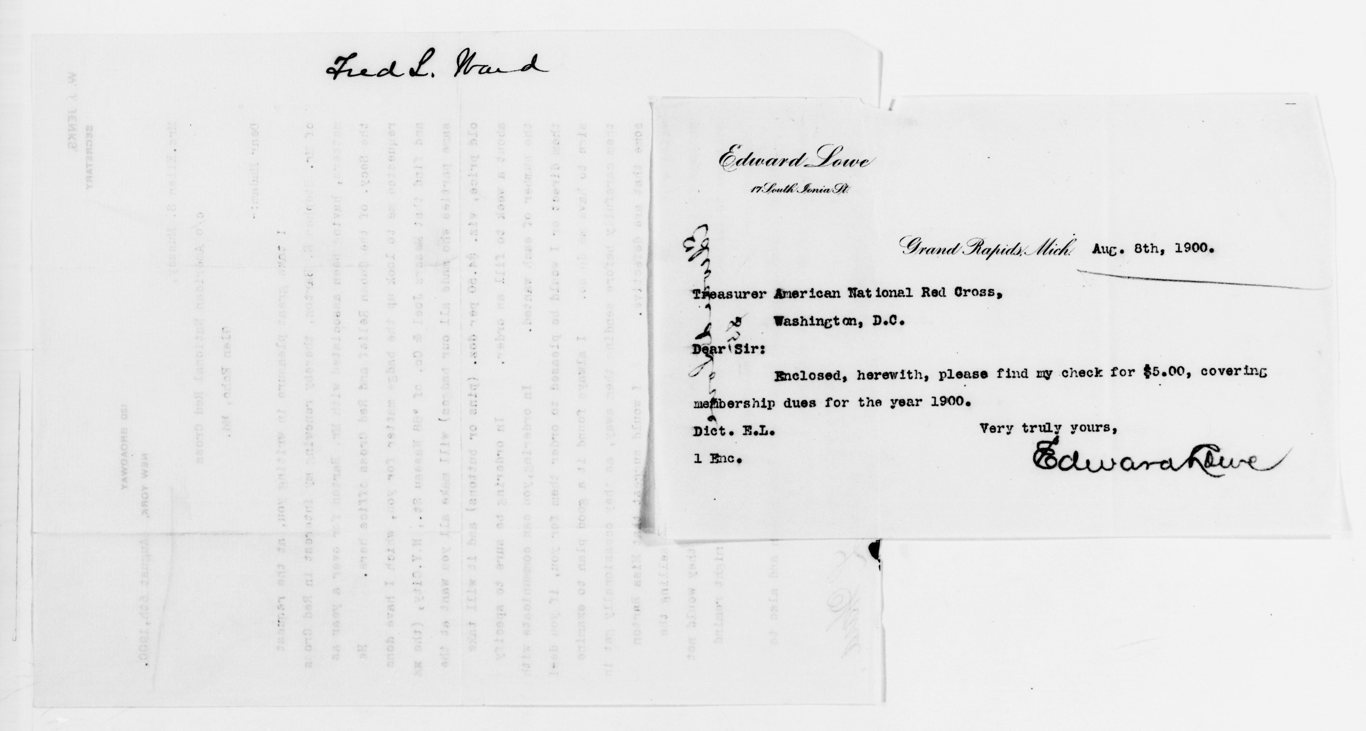 Scanned image of the current content page