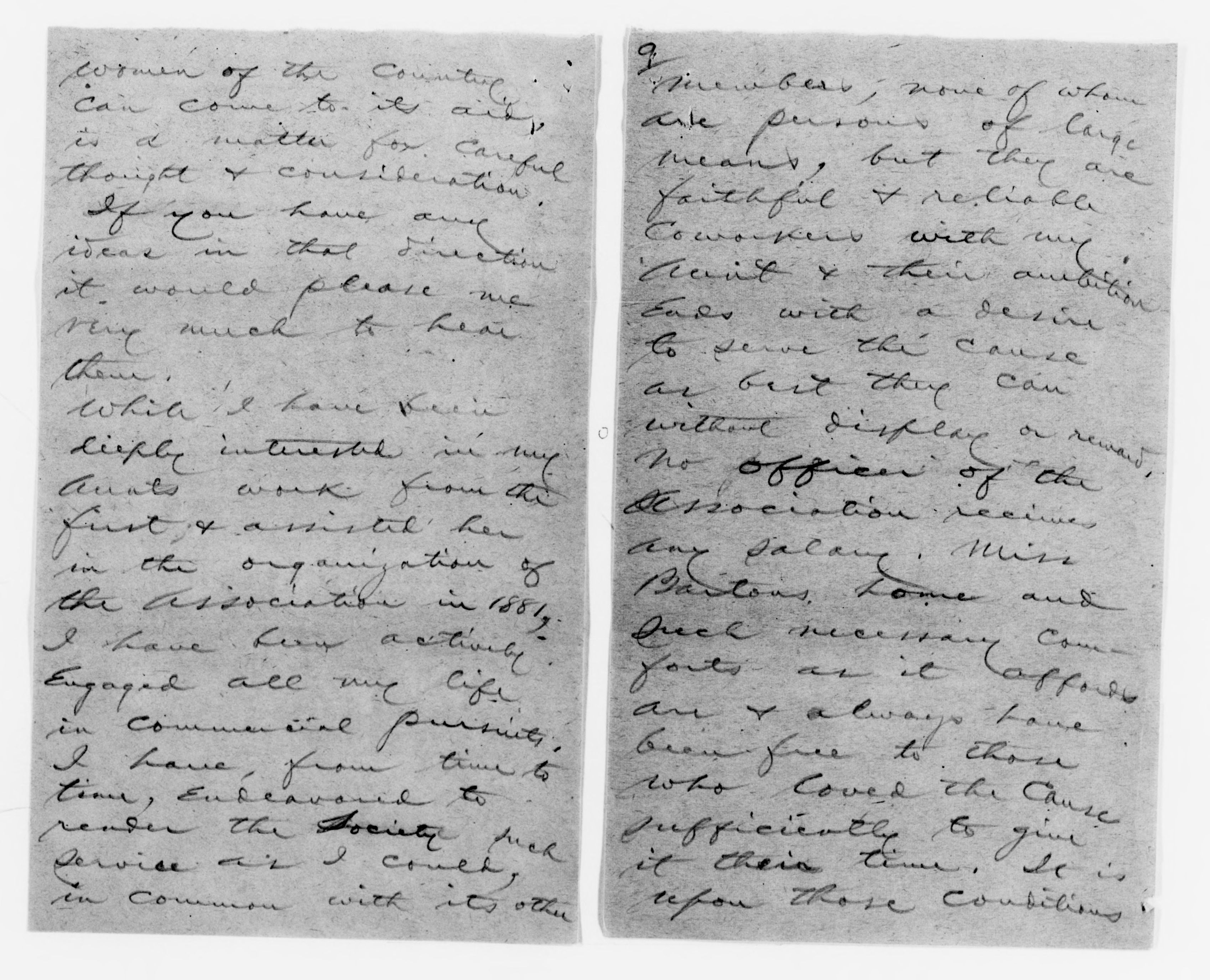 Scanned image of the current content page