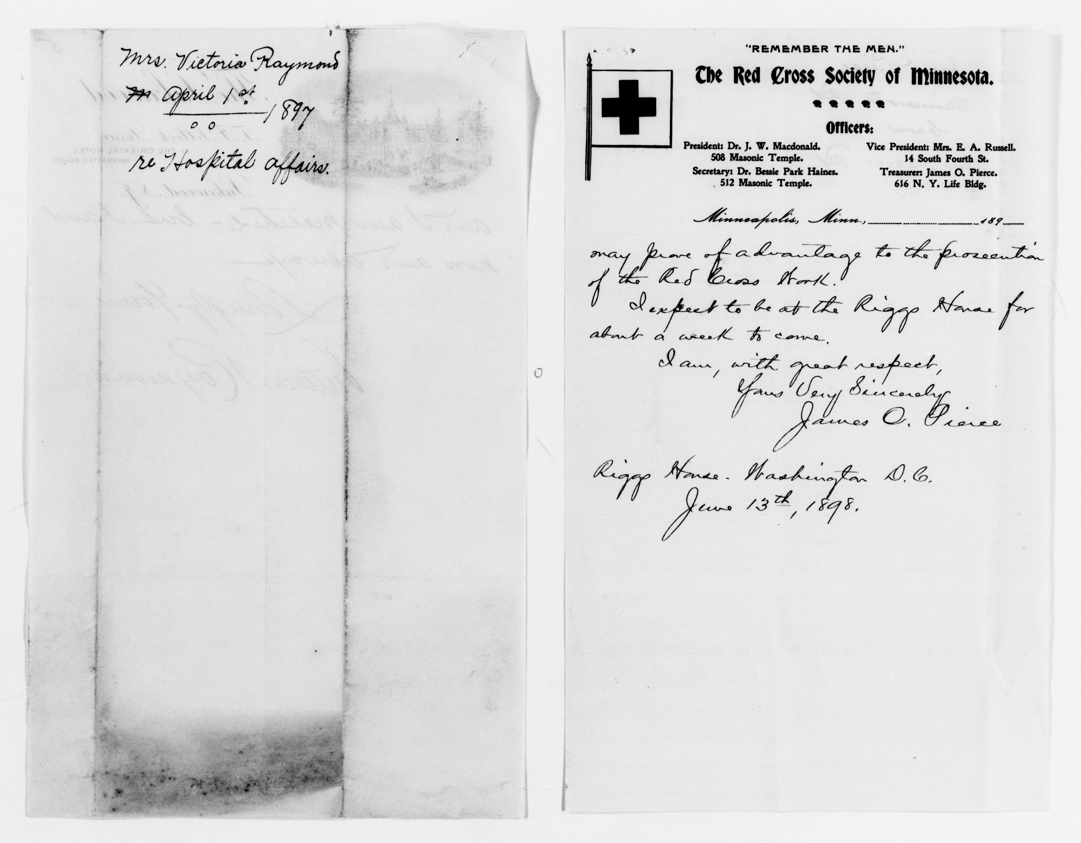 Scanned image of the current content page