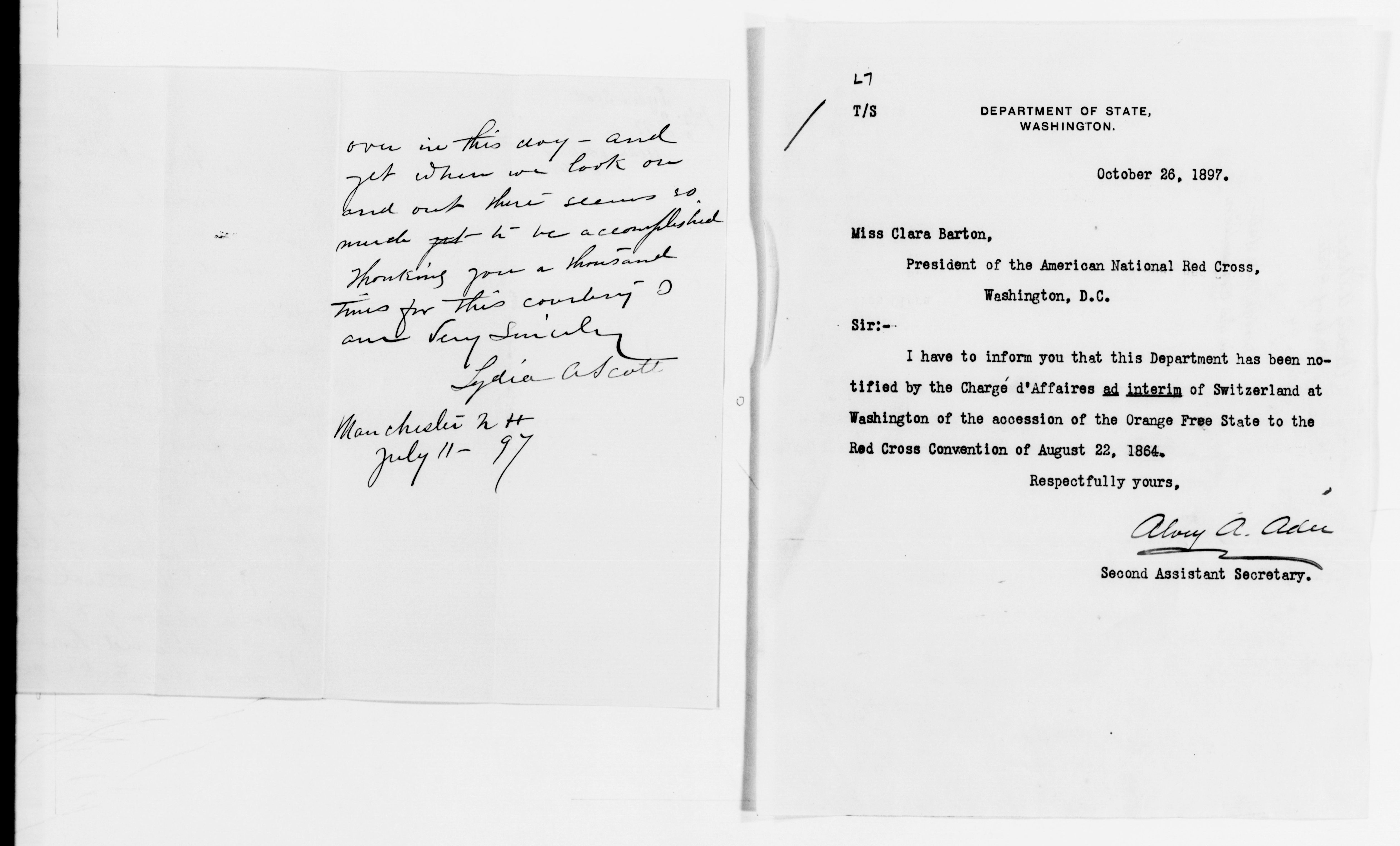 Scanned image of the current content page