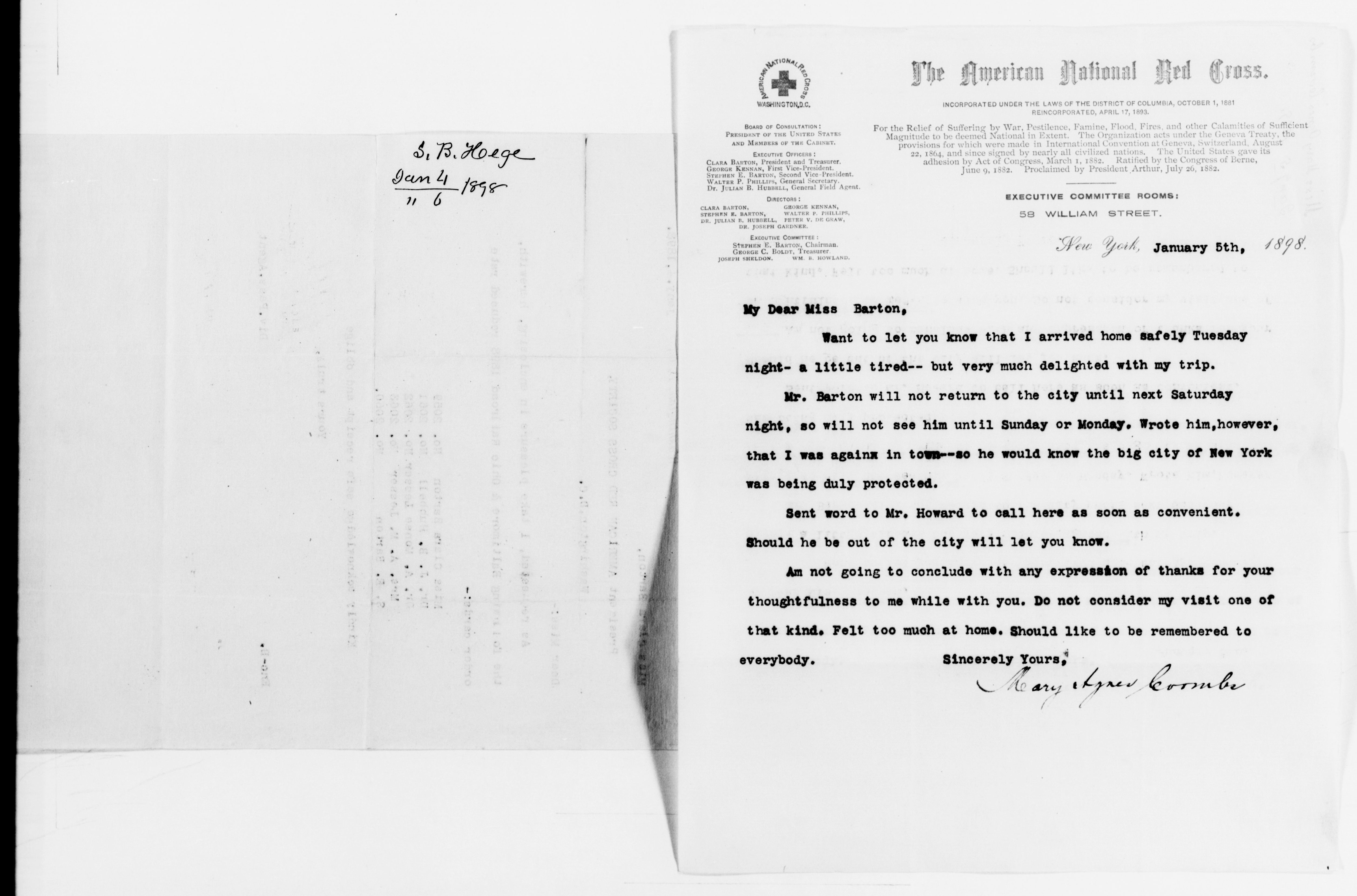 Scanned image of the current content page