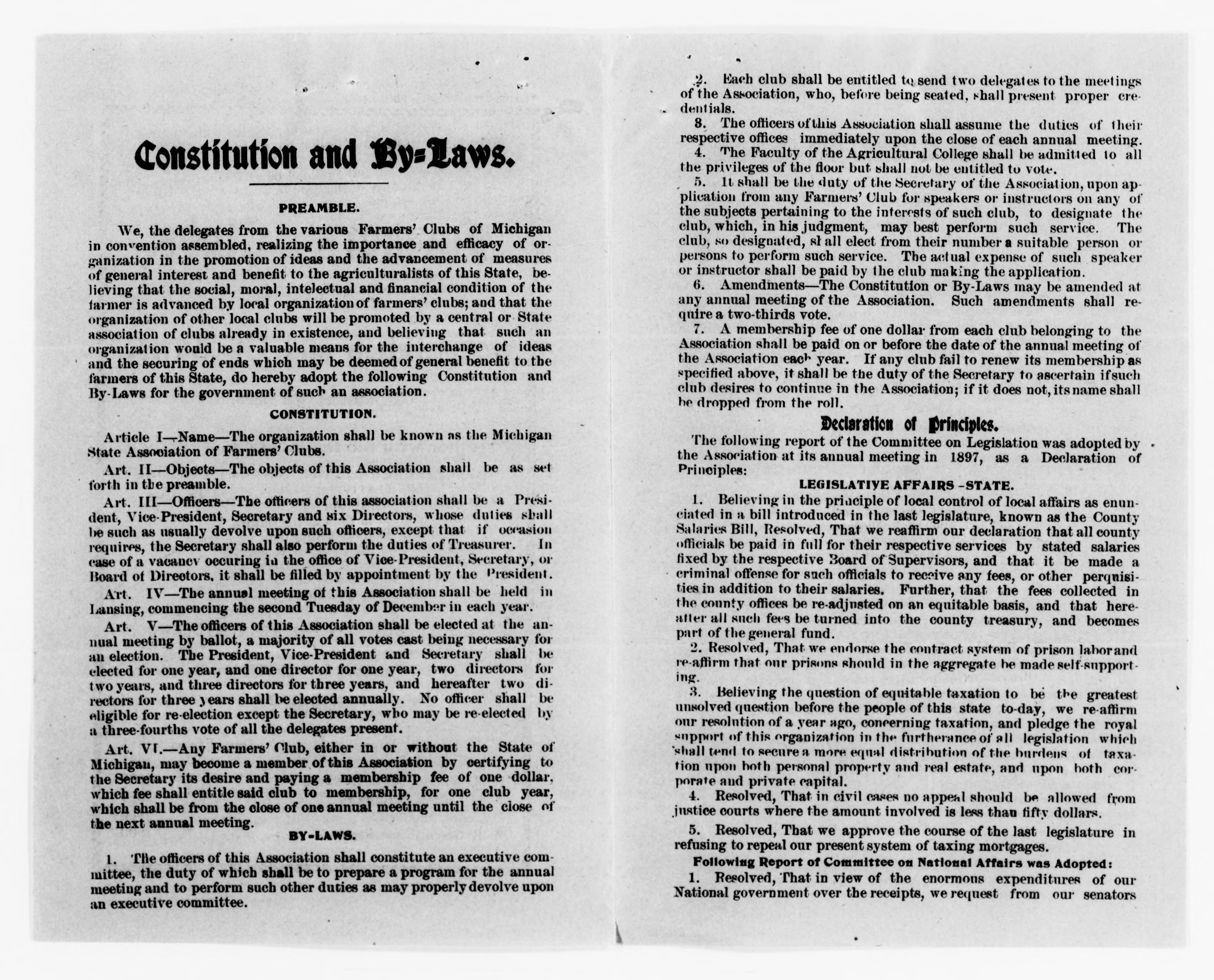 Scanned image of the current content page