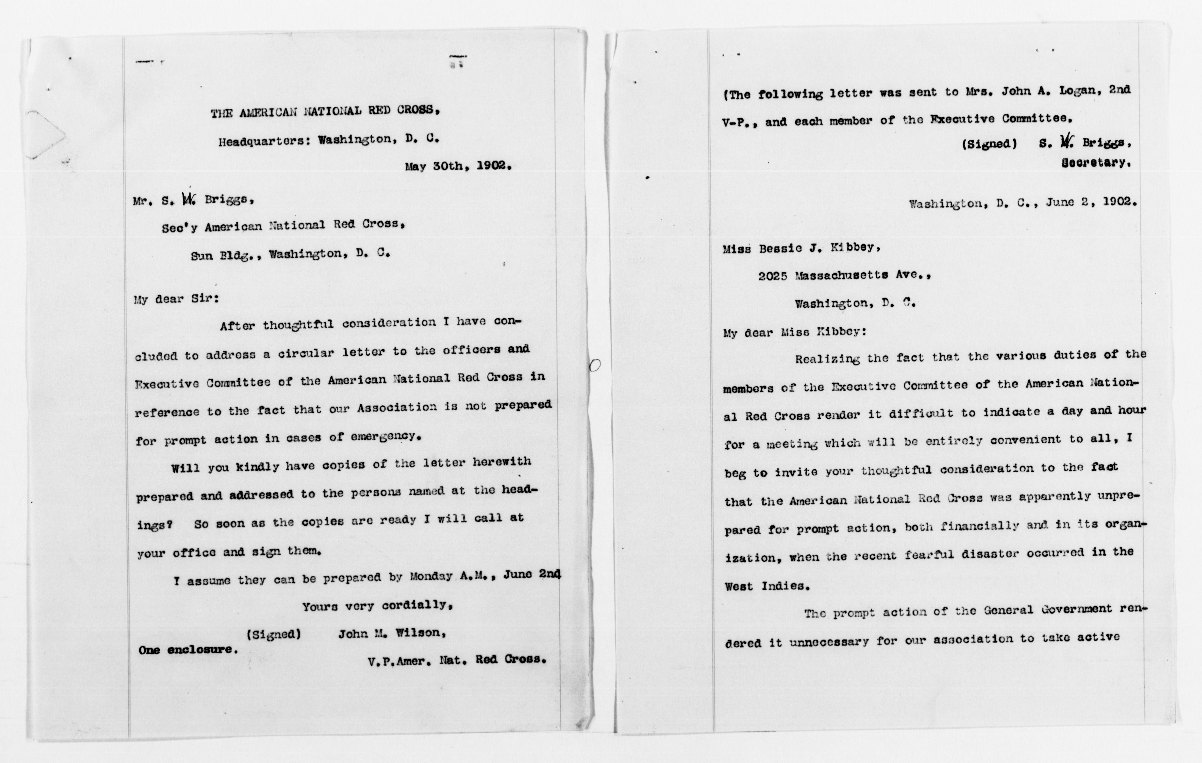 Scanned image of the current content page