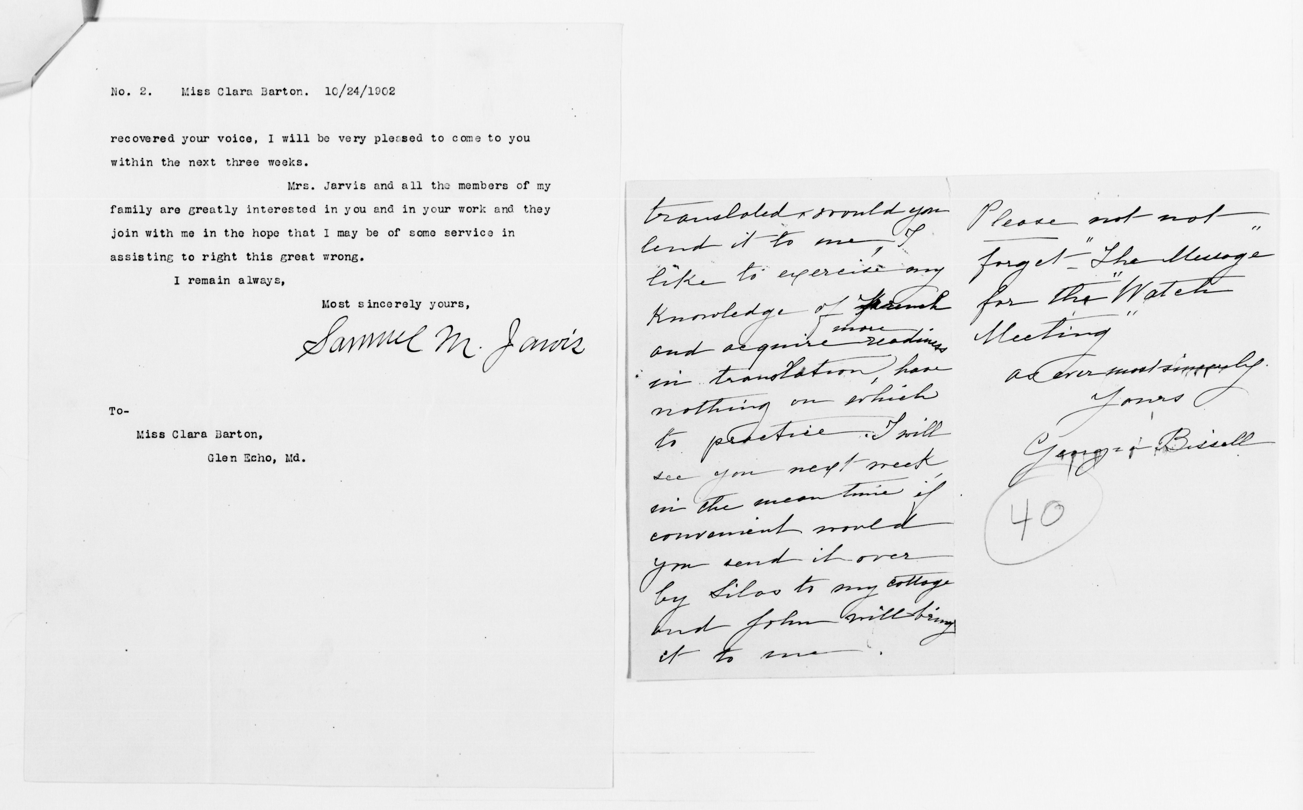 Scanned image of the current content page