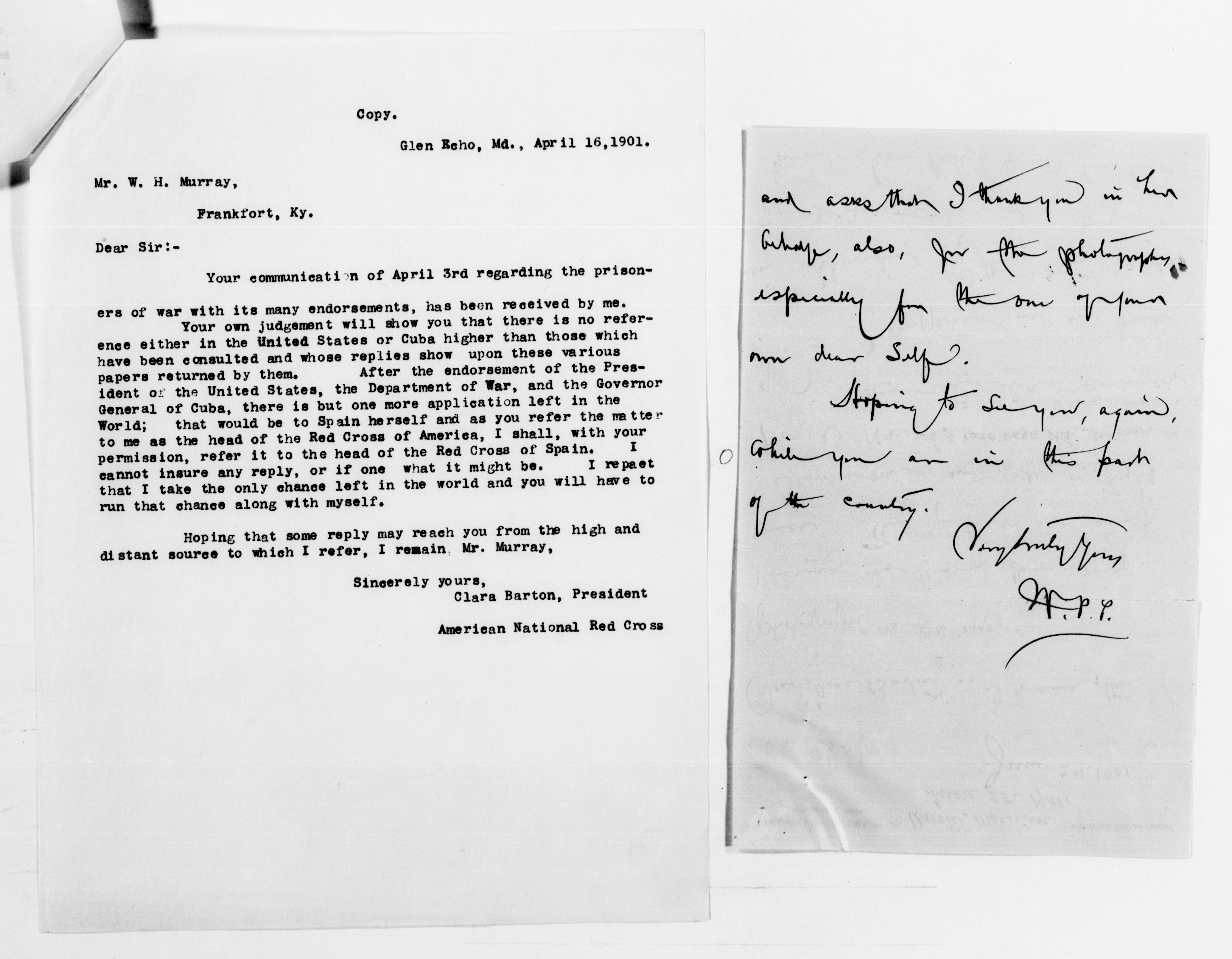 Scanned image of the current content page