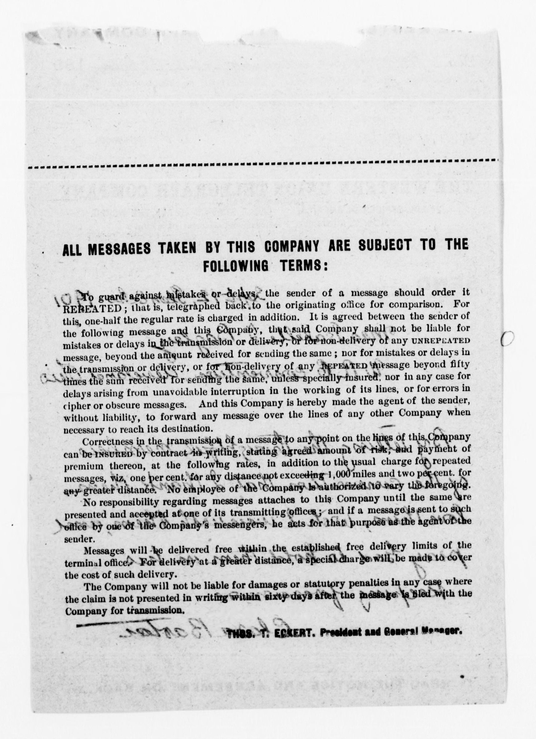Scanned image of the current content page