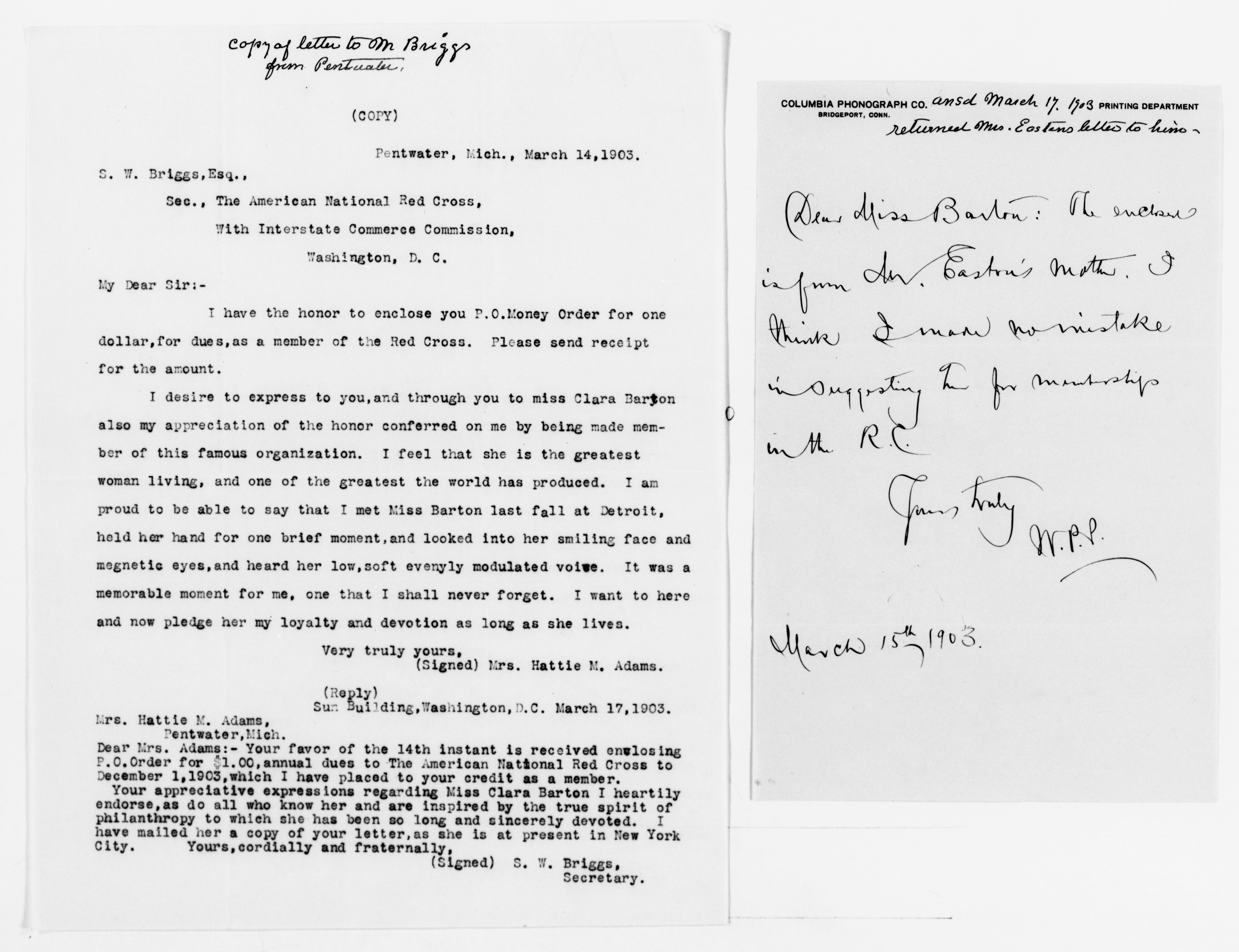 Scanned image of the current content page