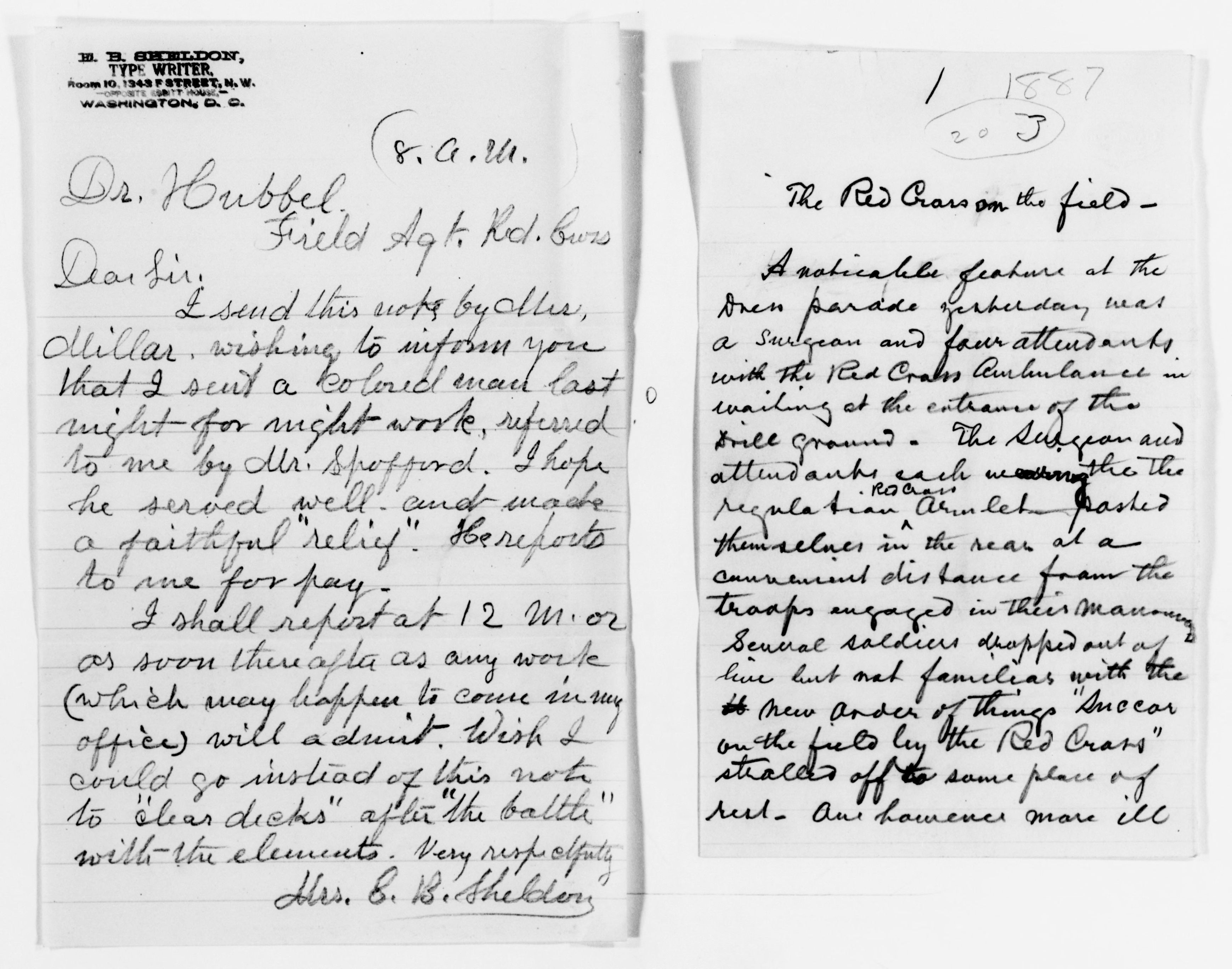 Scanned image of the current content page