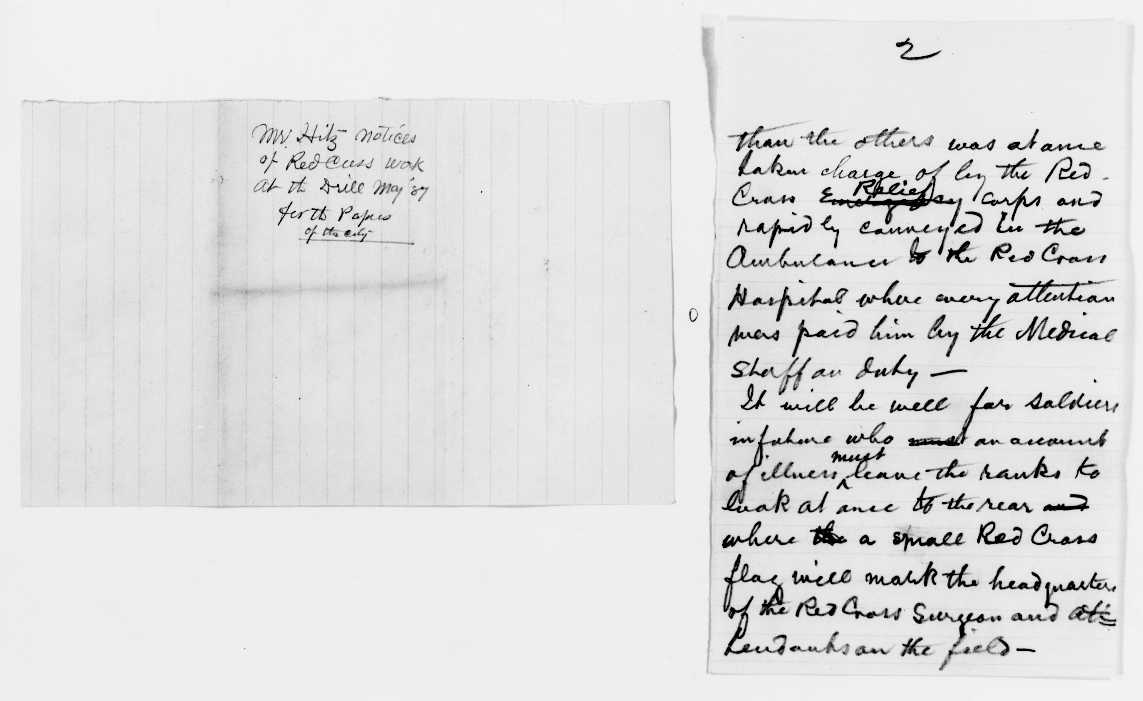 Scanned image of the current content page