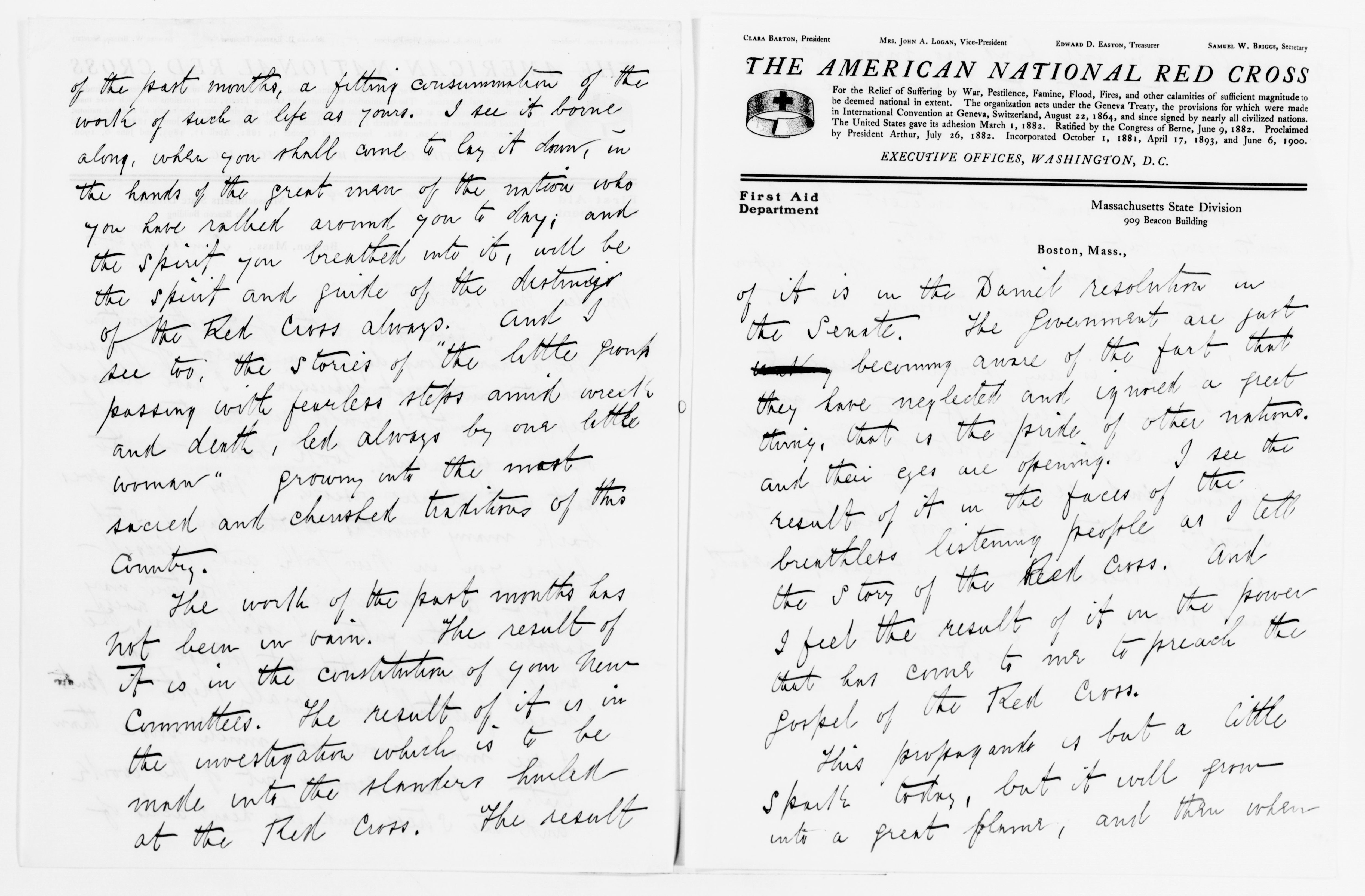 Scanned image of the current content page