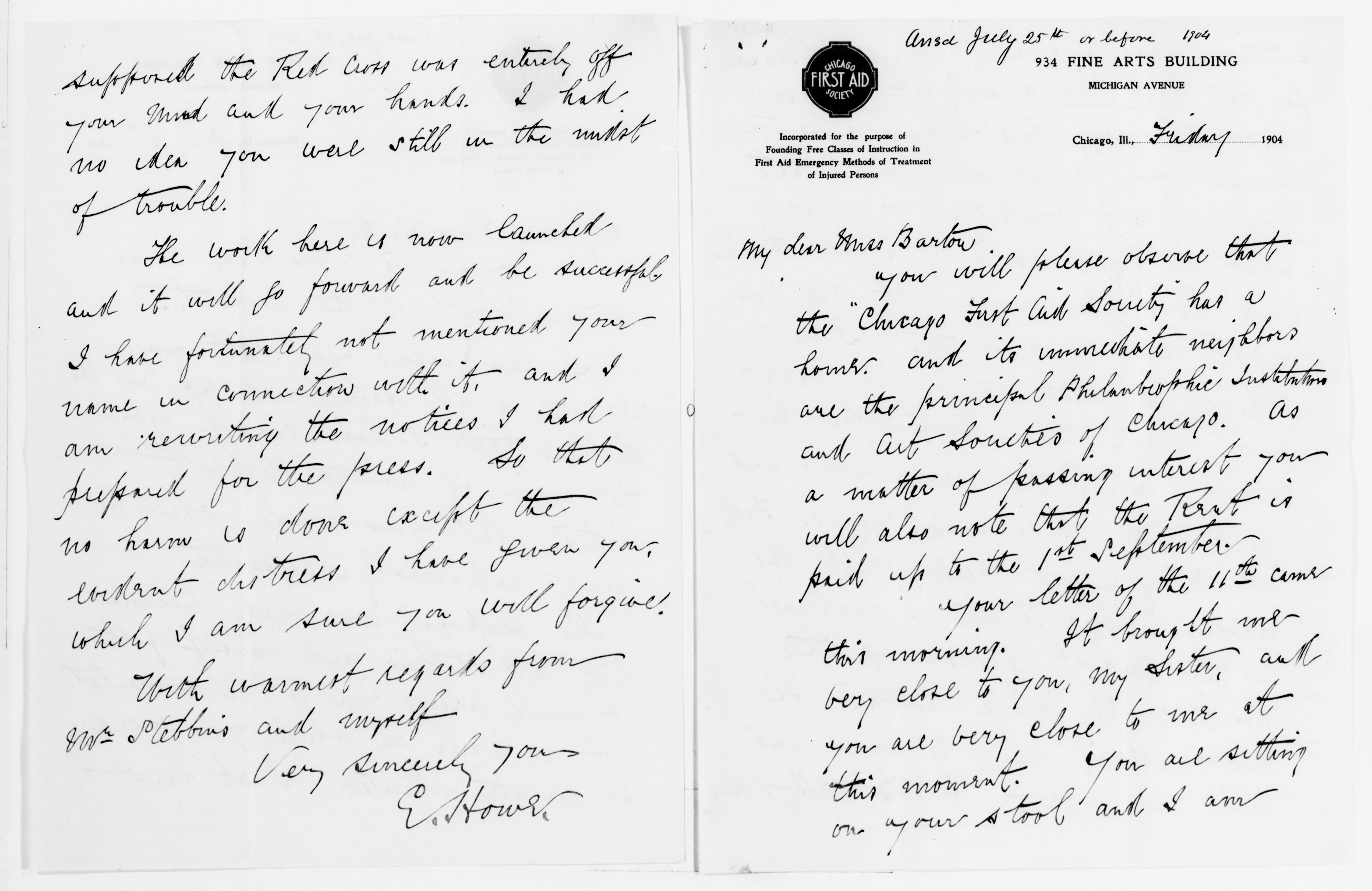 Scanned image of the current content page