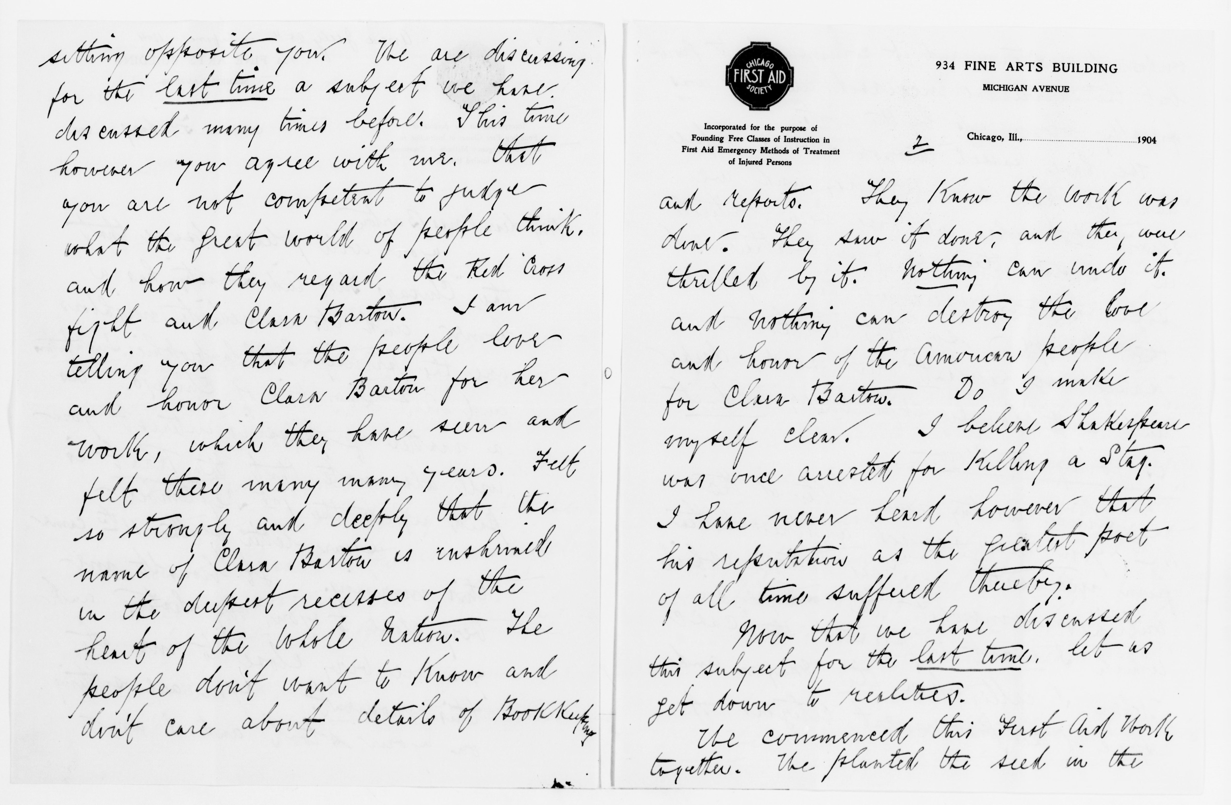 Scanned image of the current content page