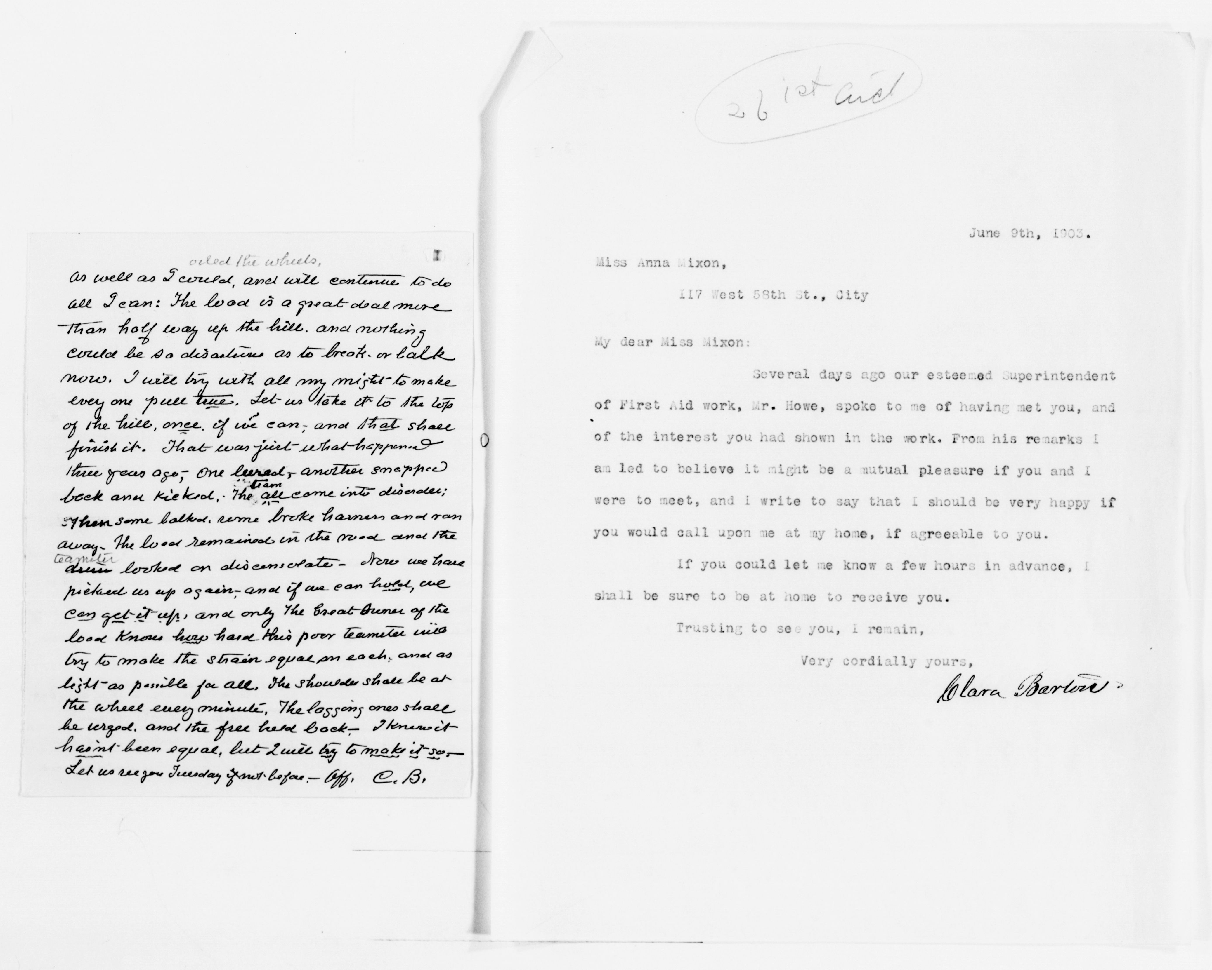 Scanned image of the current content page