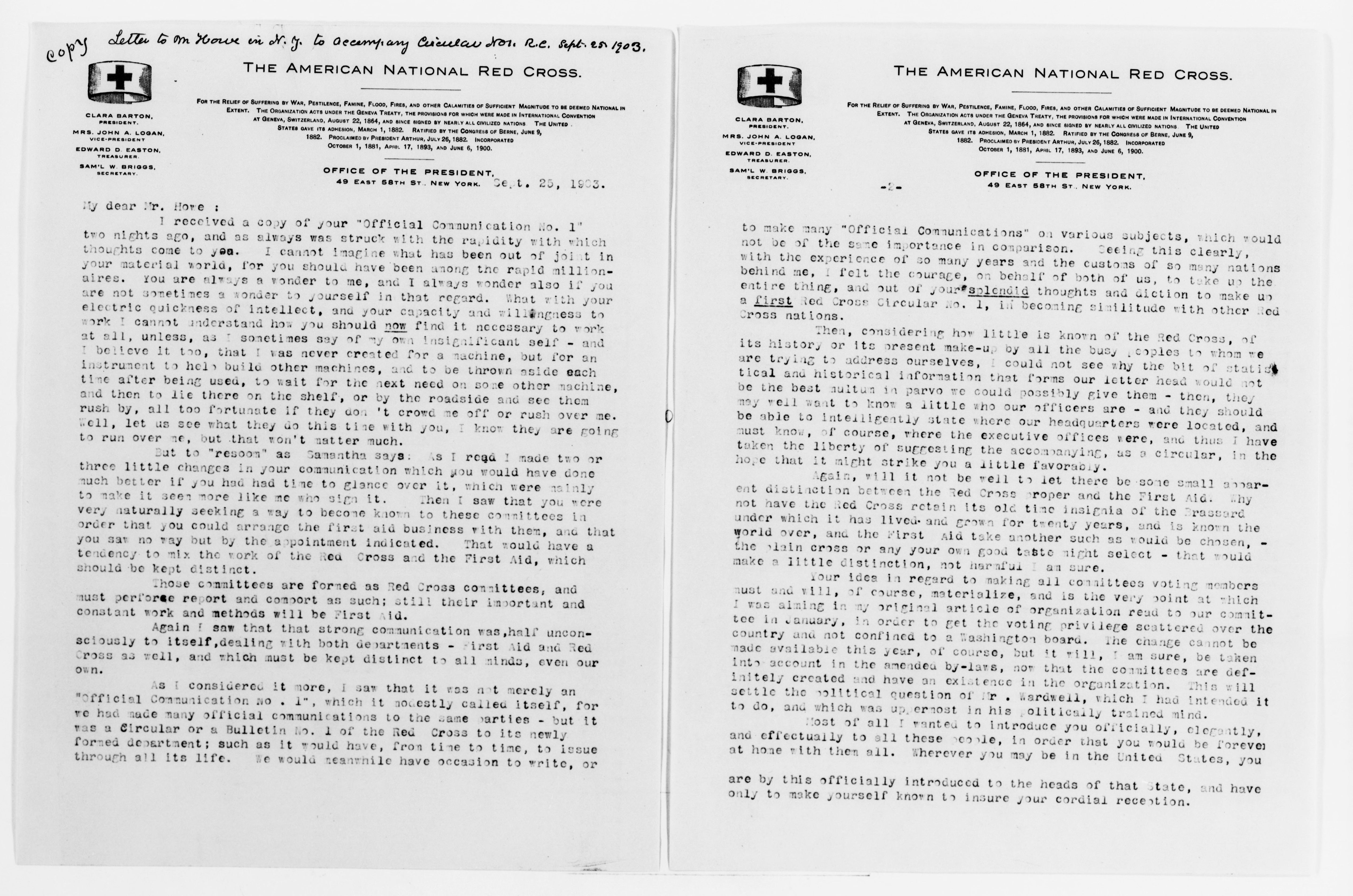 Scanned image of the current content page