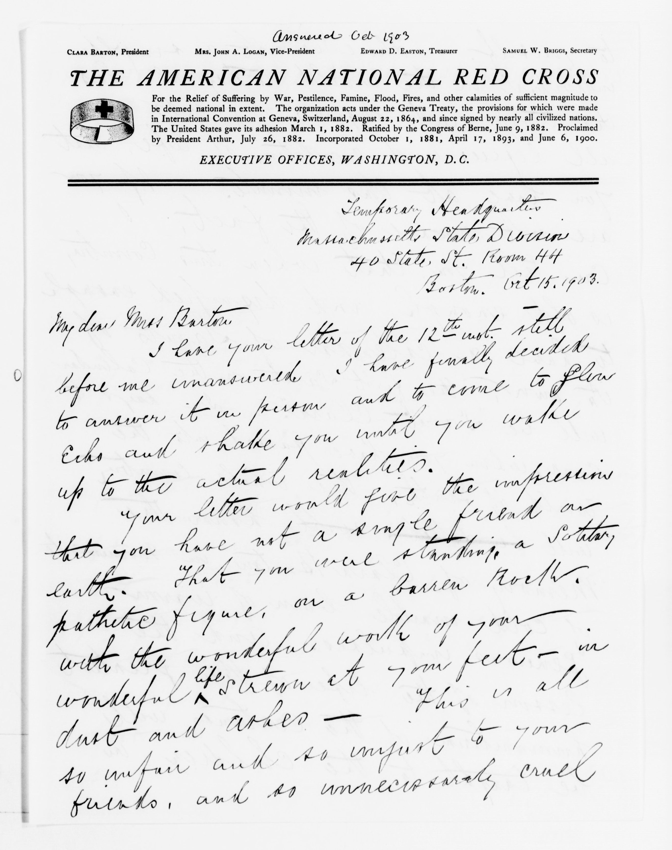 Scanned image of the current content page