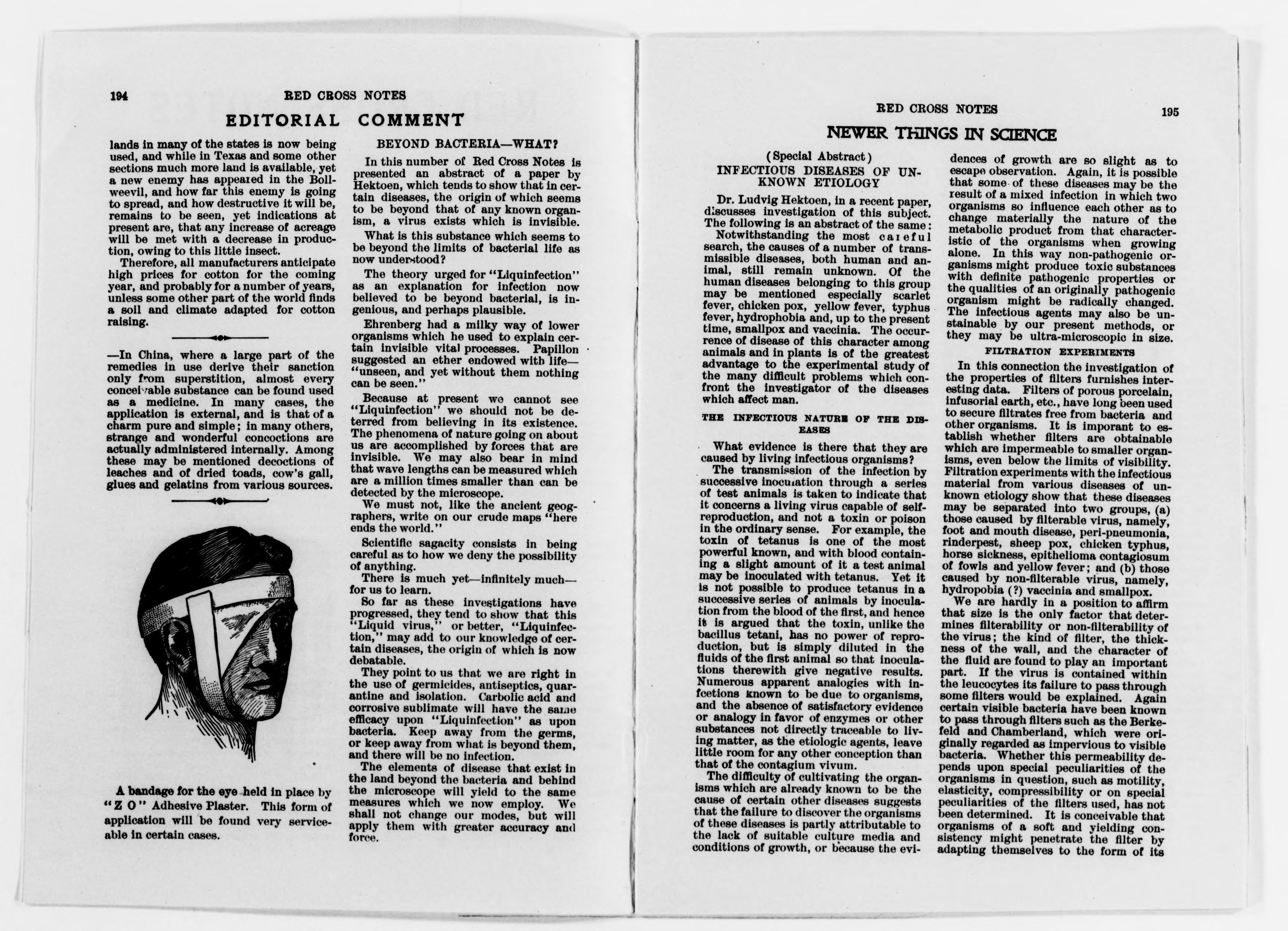Scanned image of the current content page