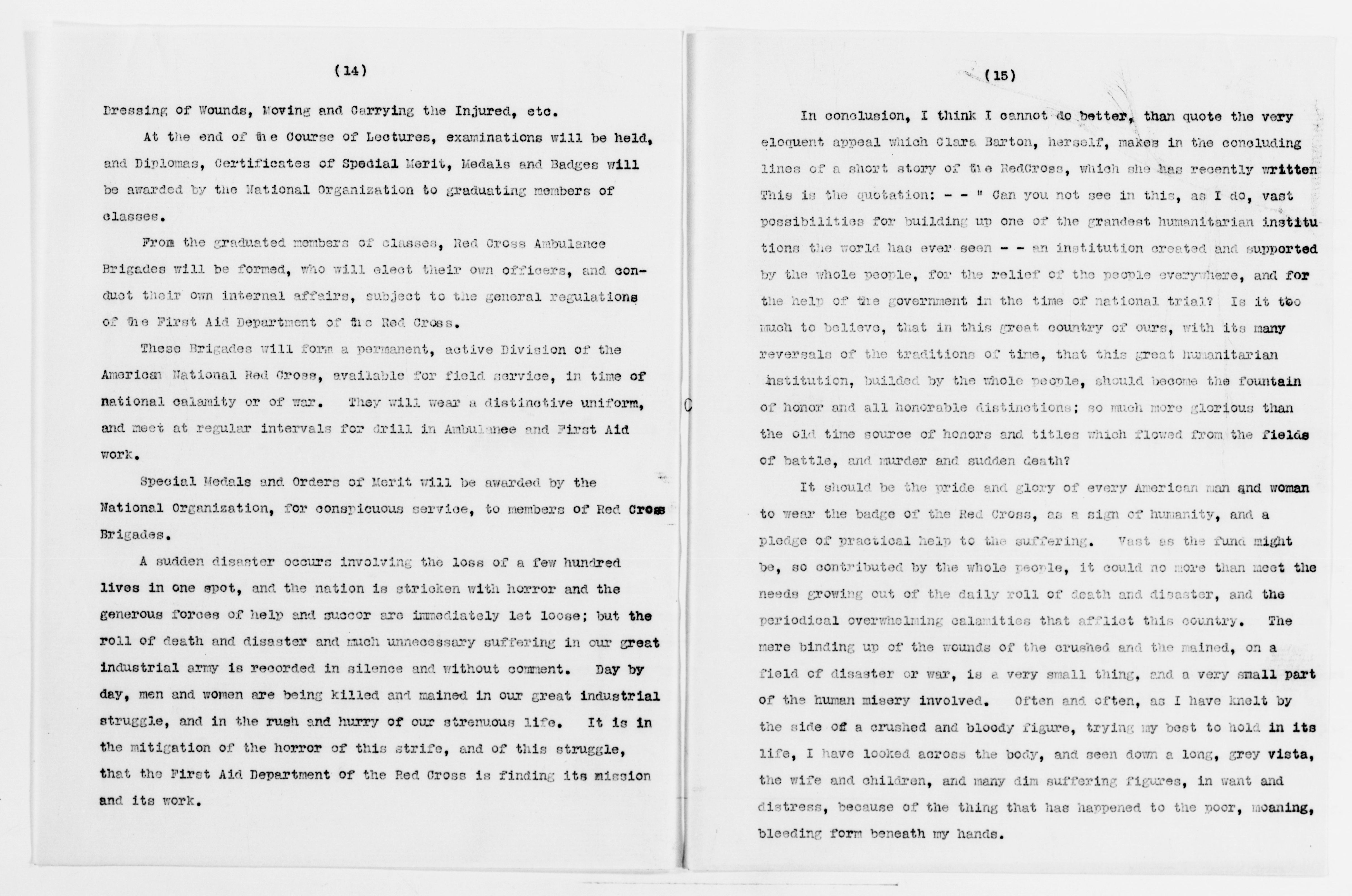 Scanned image of the current content page