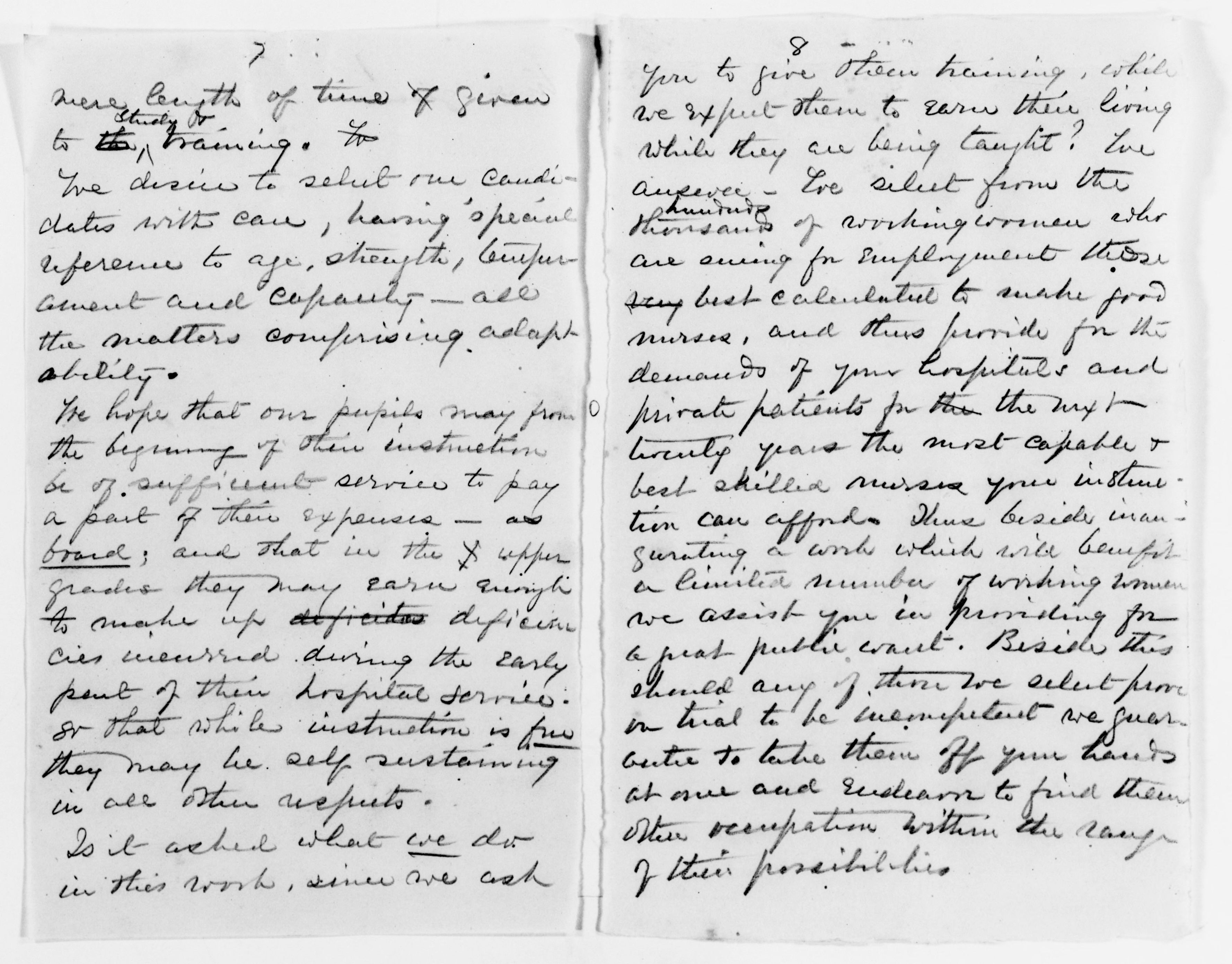 Scanned image of the current content page