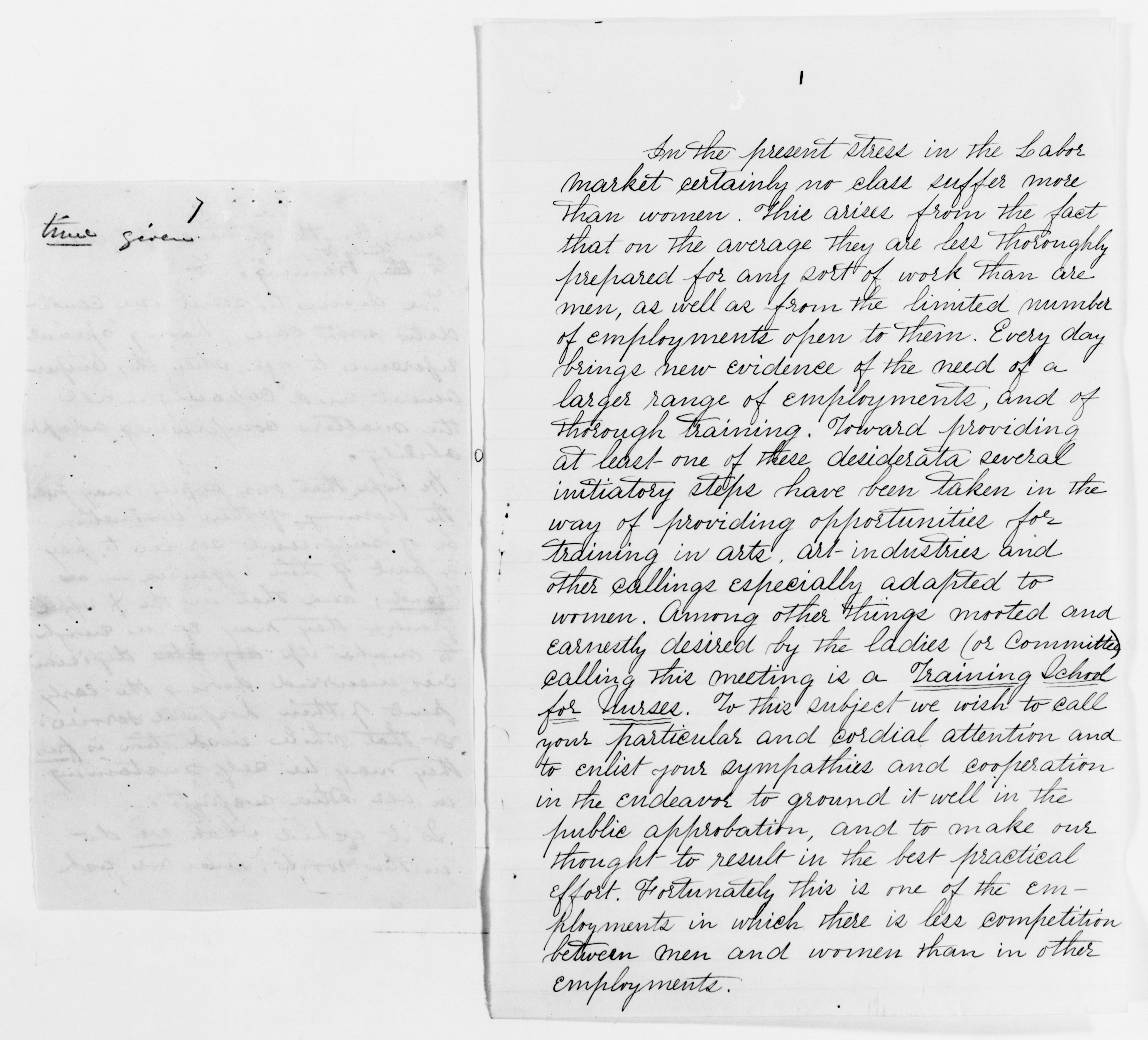 Scanned image of the current content page