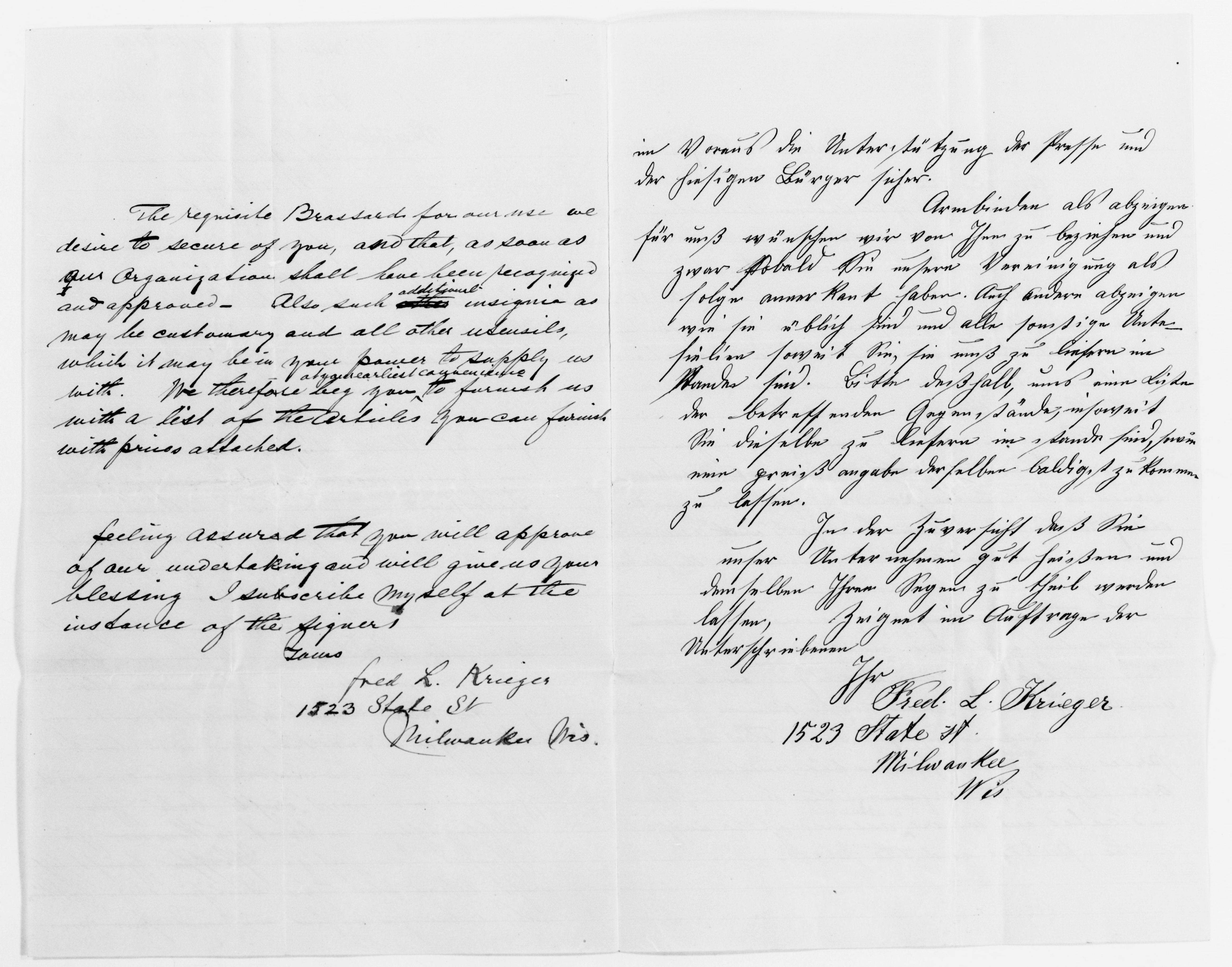 Scanned image of the current content page