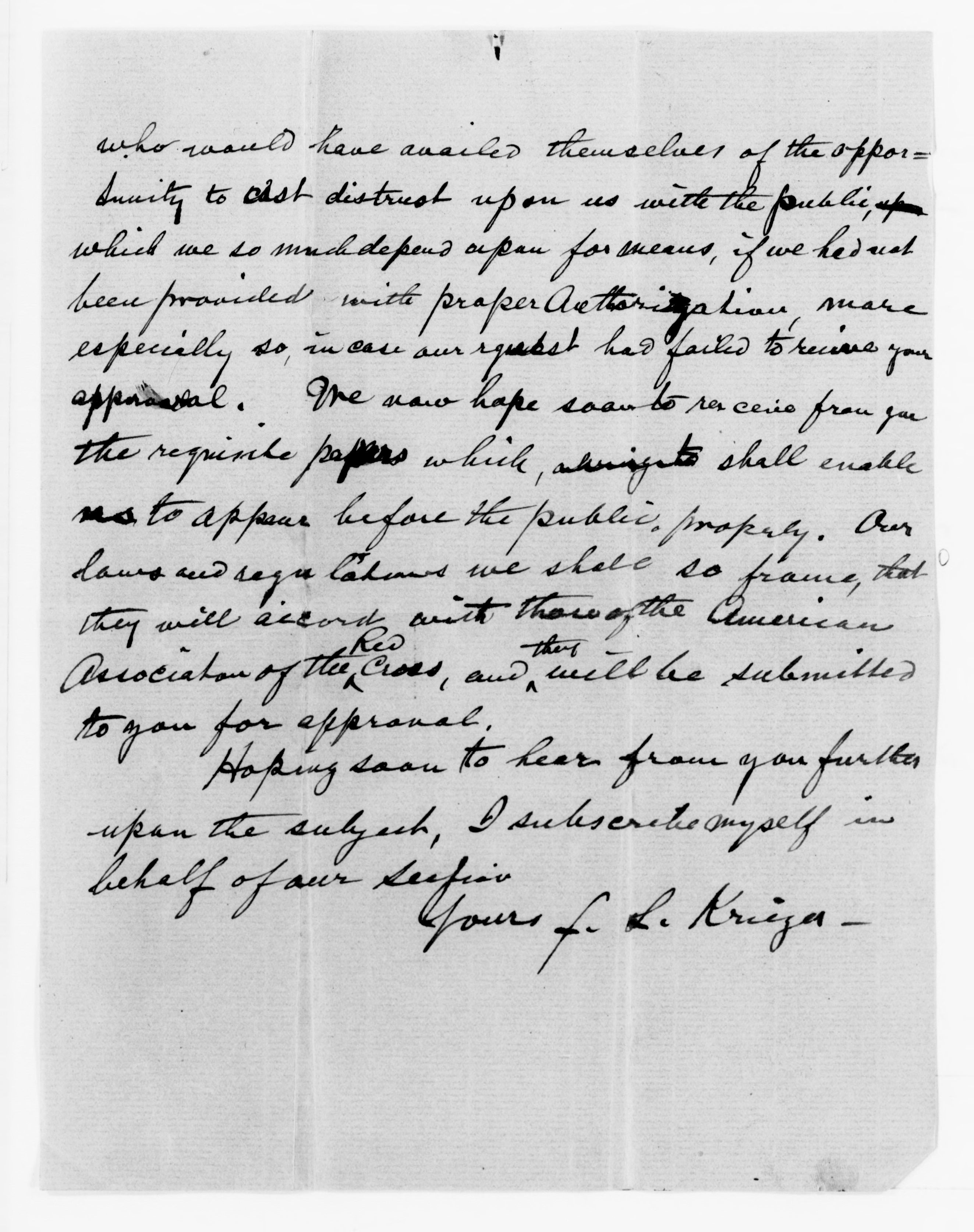 Scanned image of the current content page