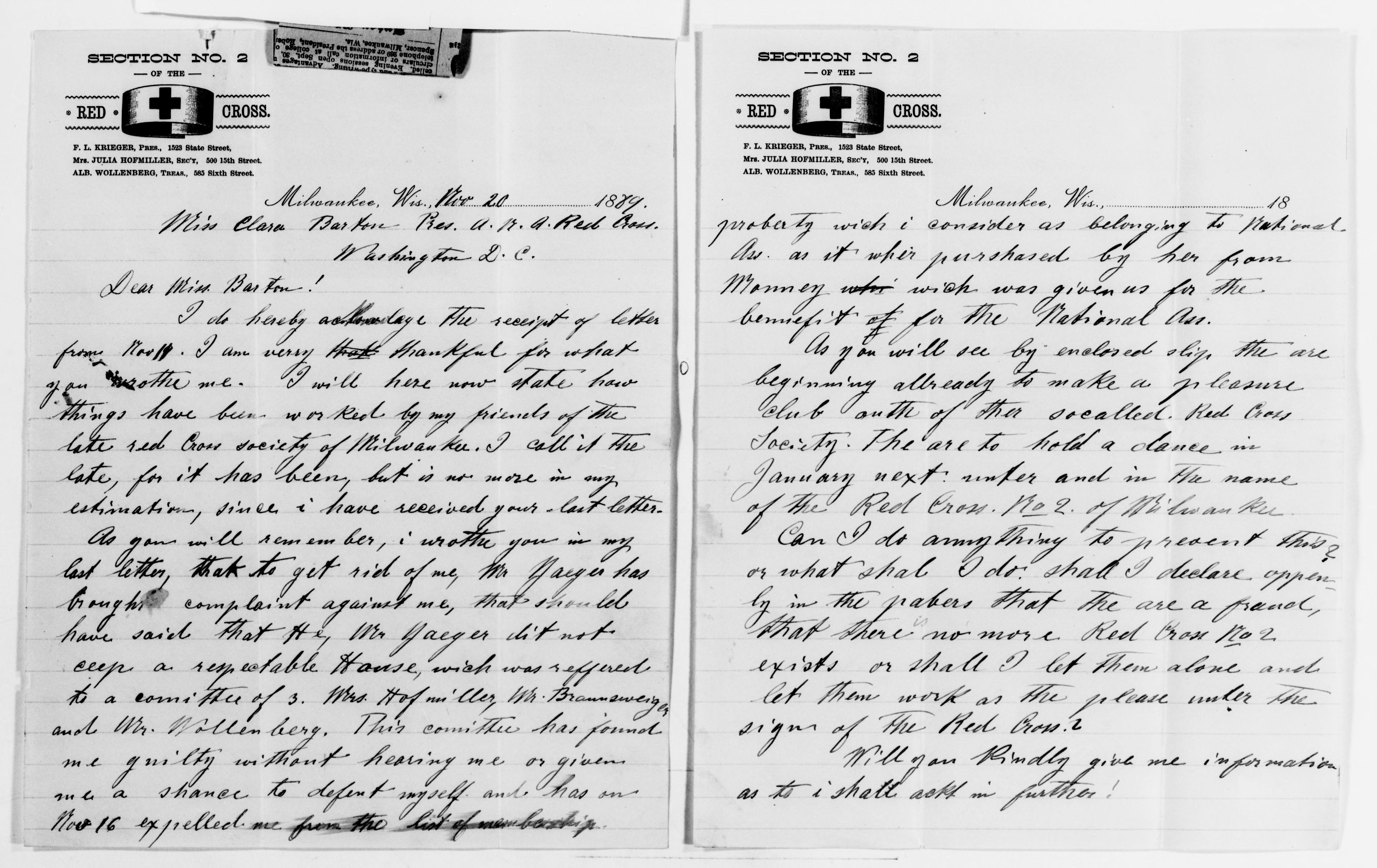 Scanned image of the current content page