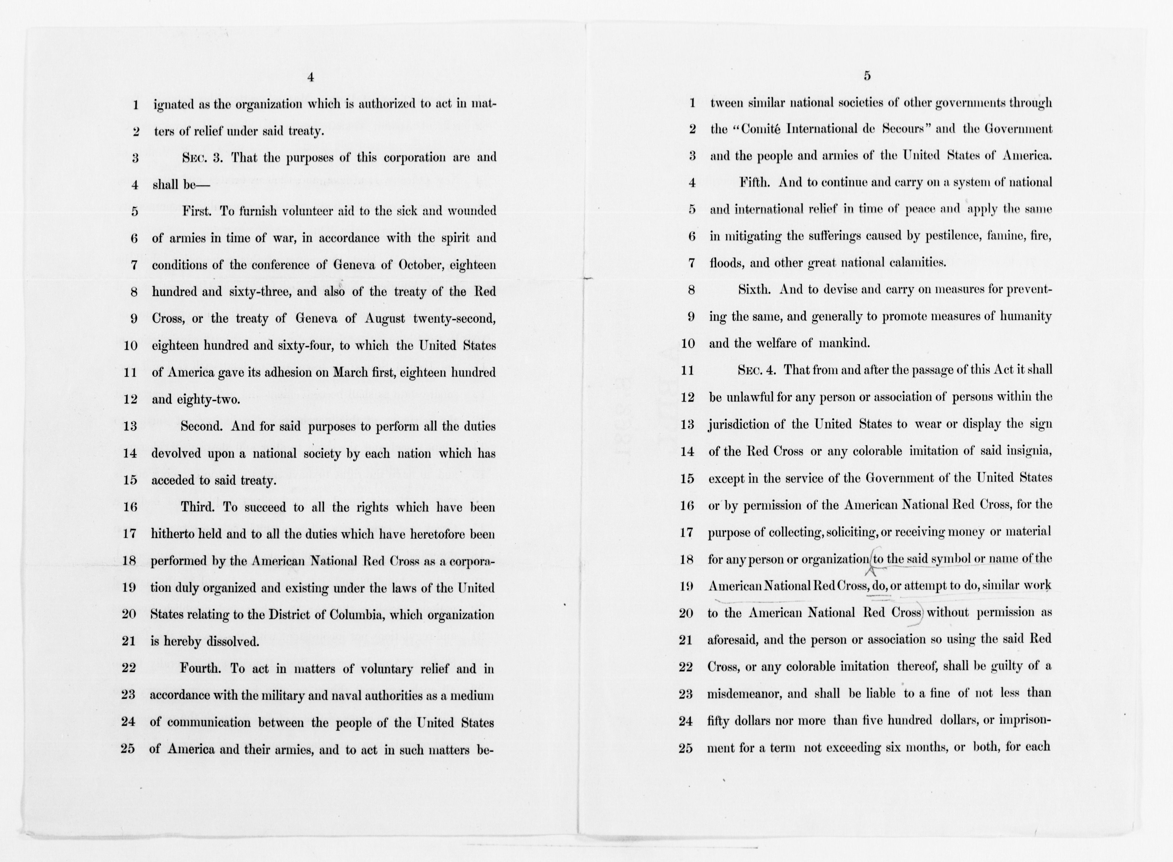 Scanned image of the current content page