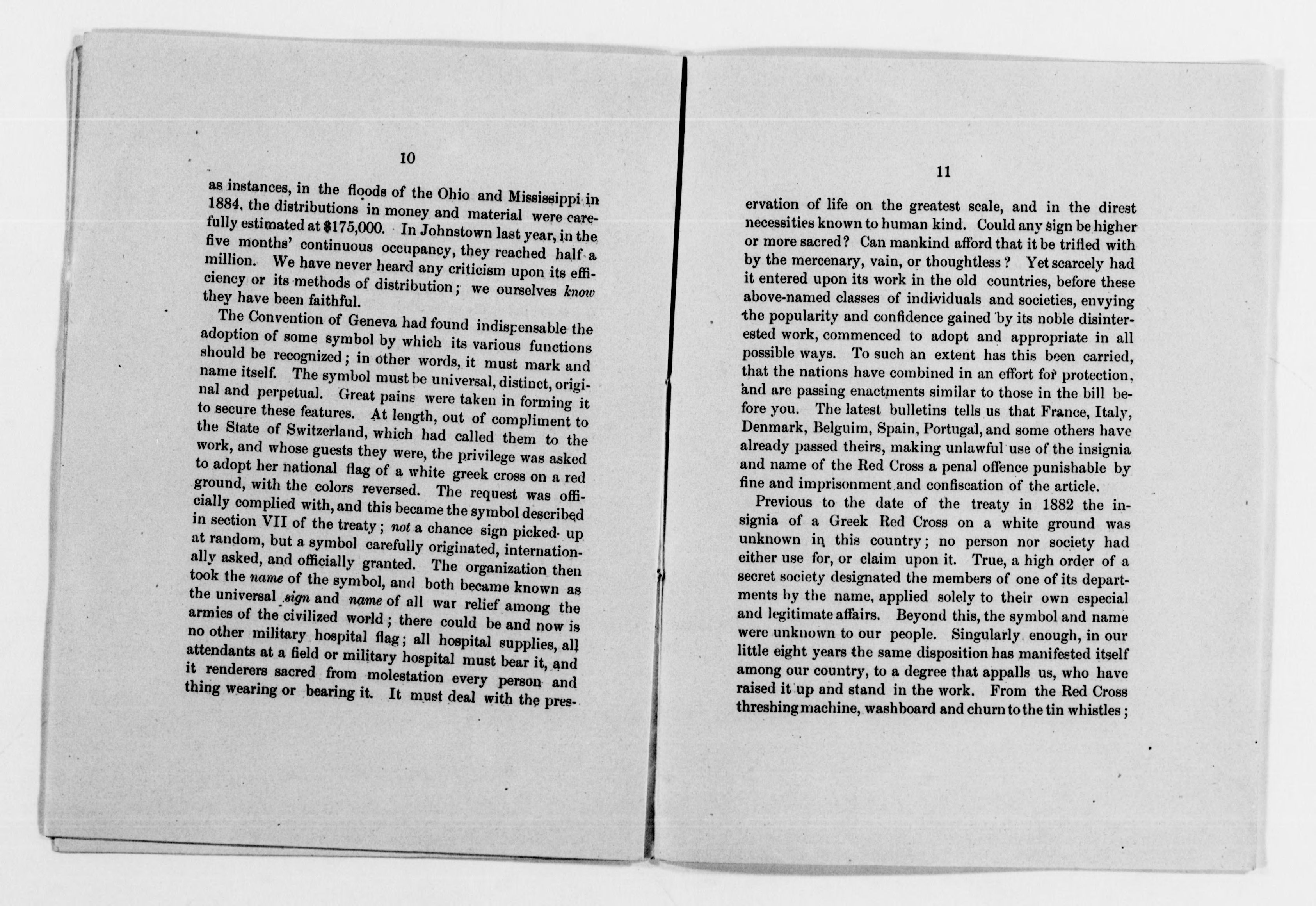 Scanned image of the current content page