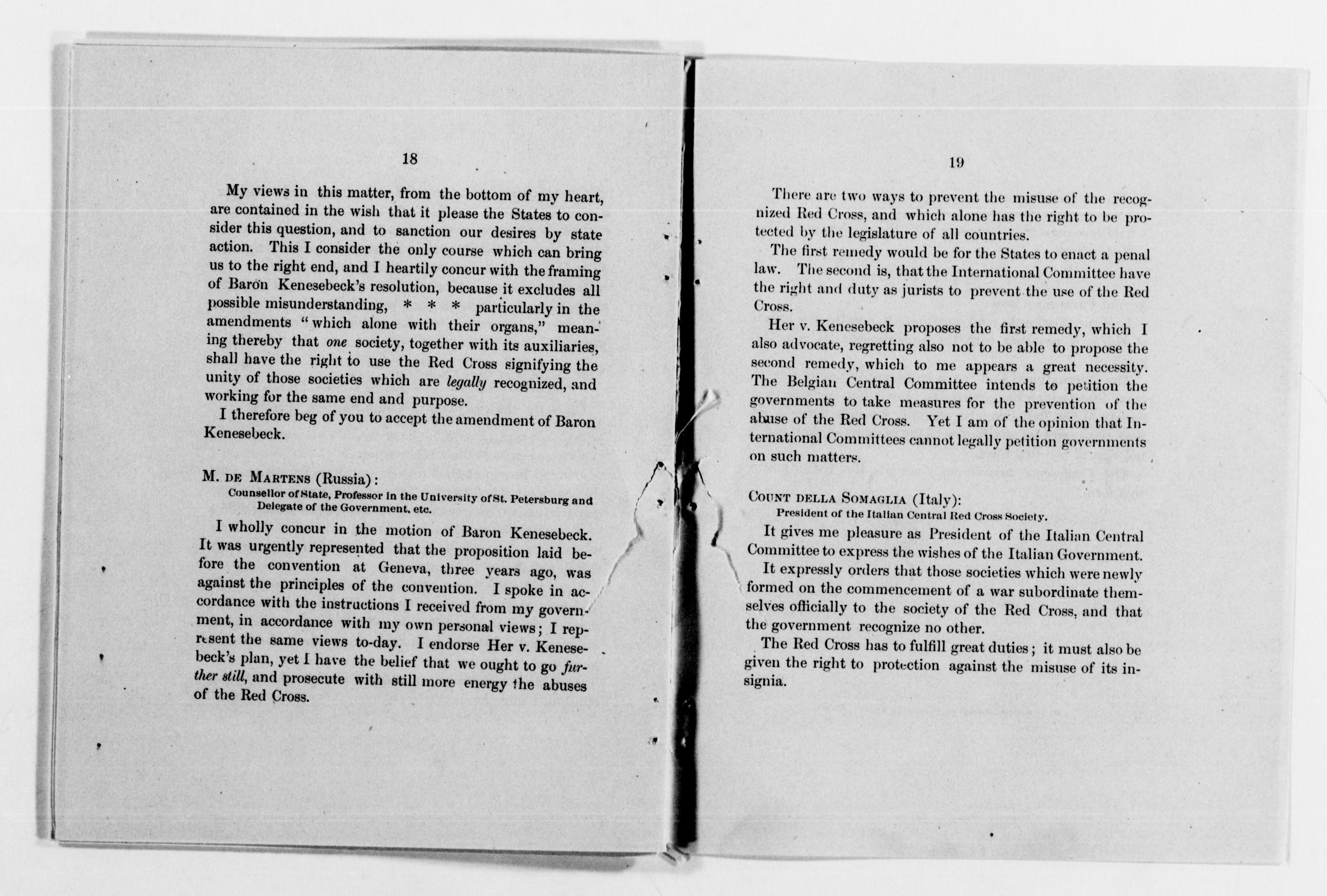 Scanned image of the current content page