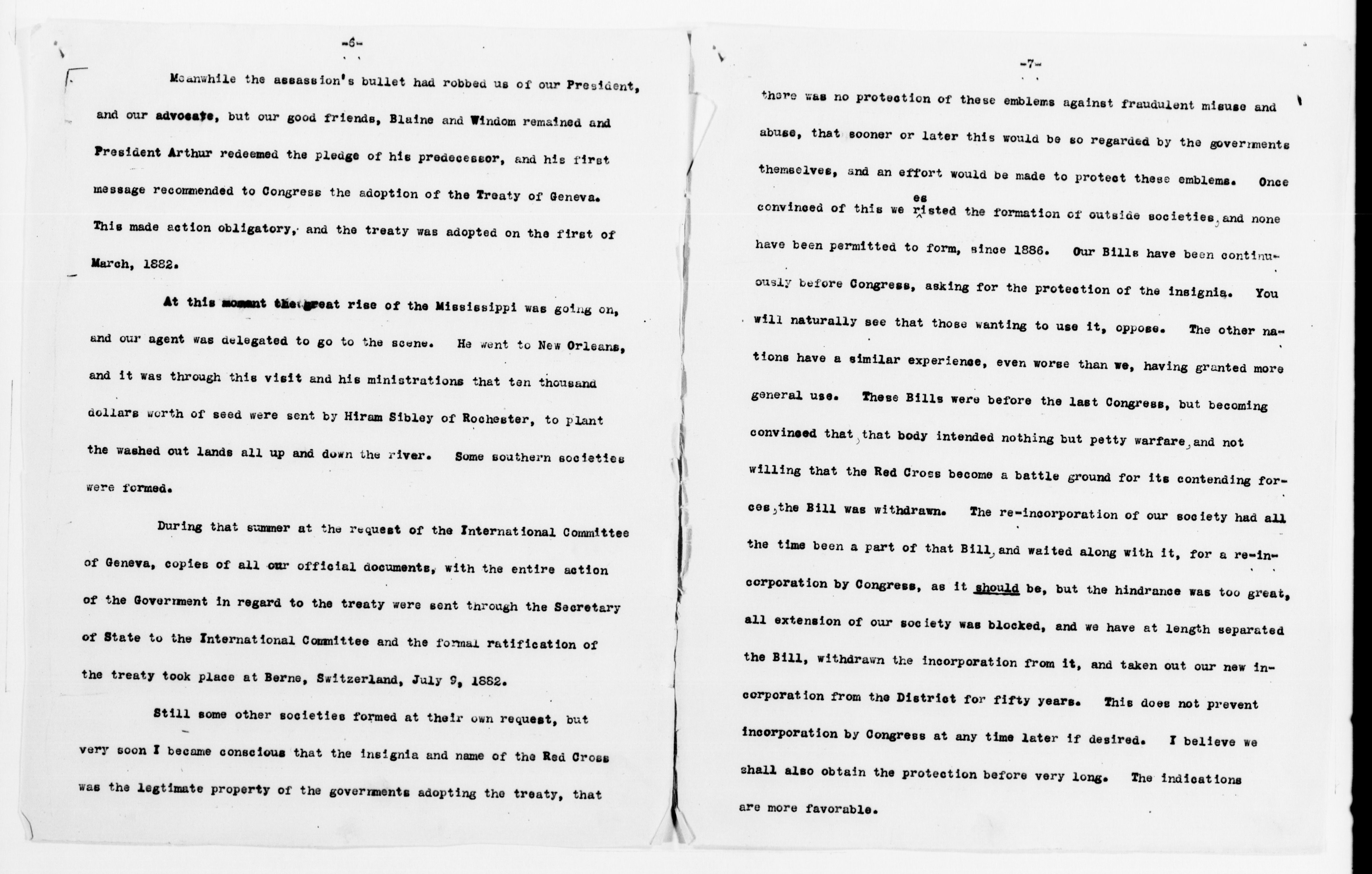 Scanned image of the current content page