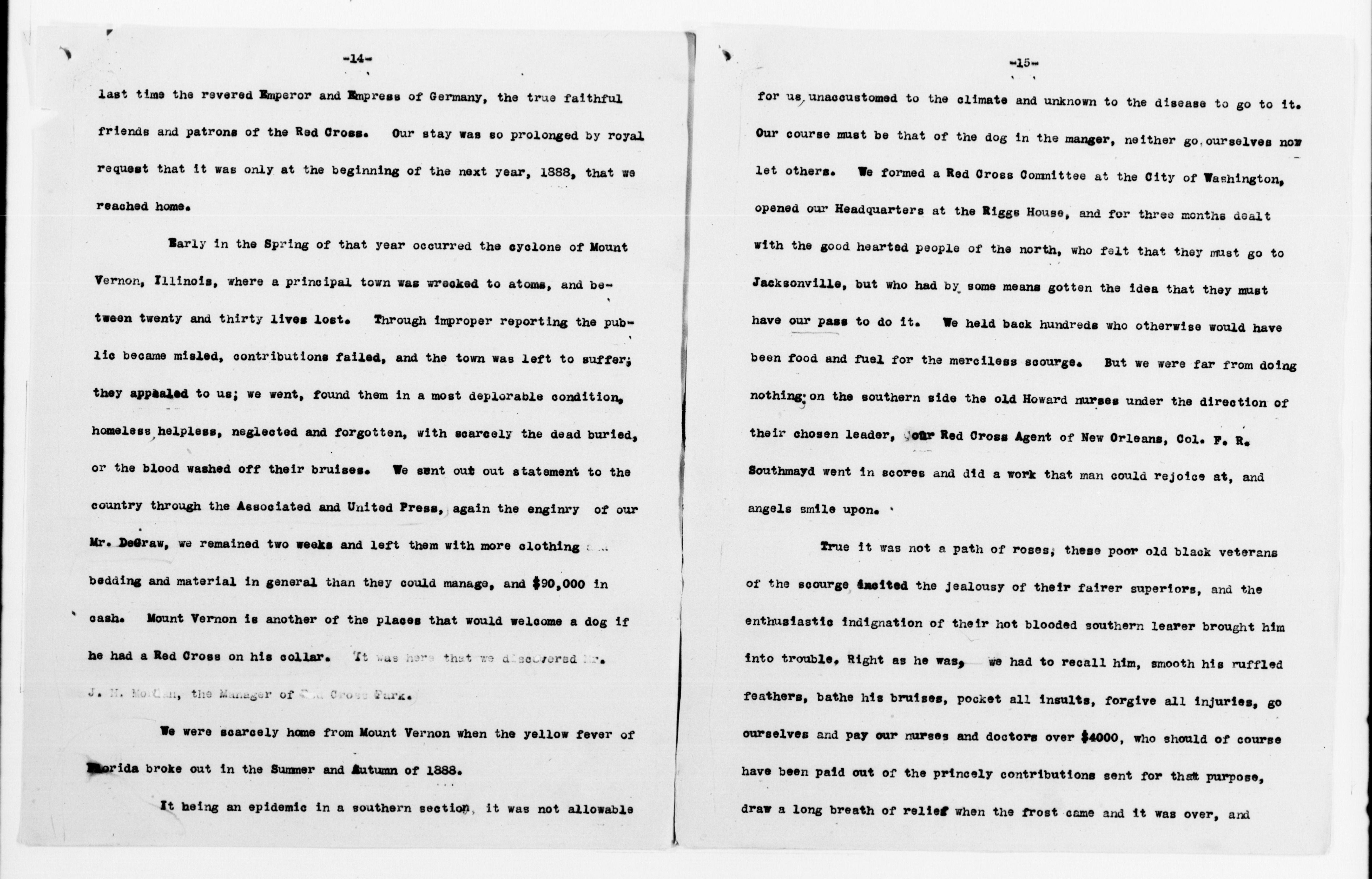 Scanned image of the current content page