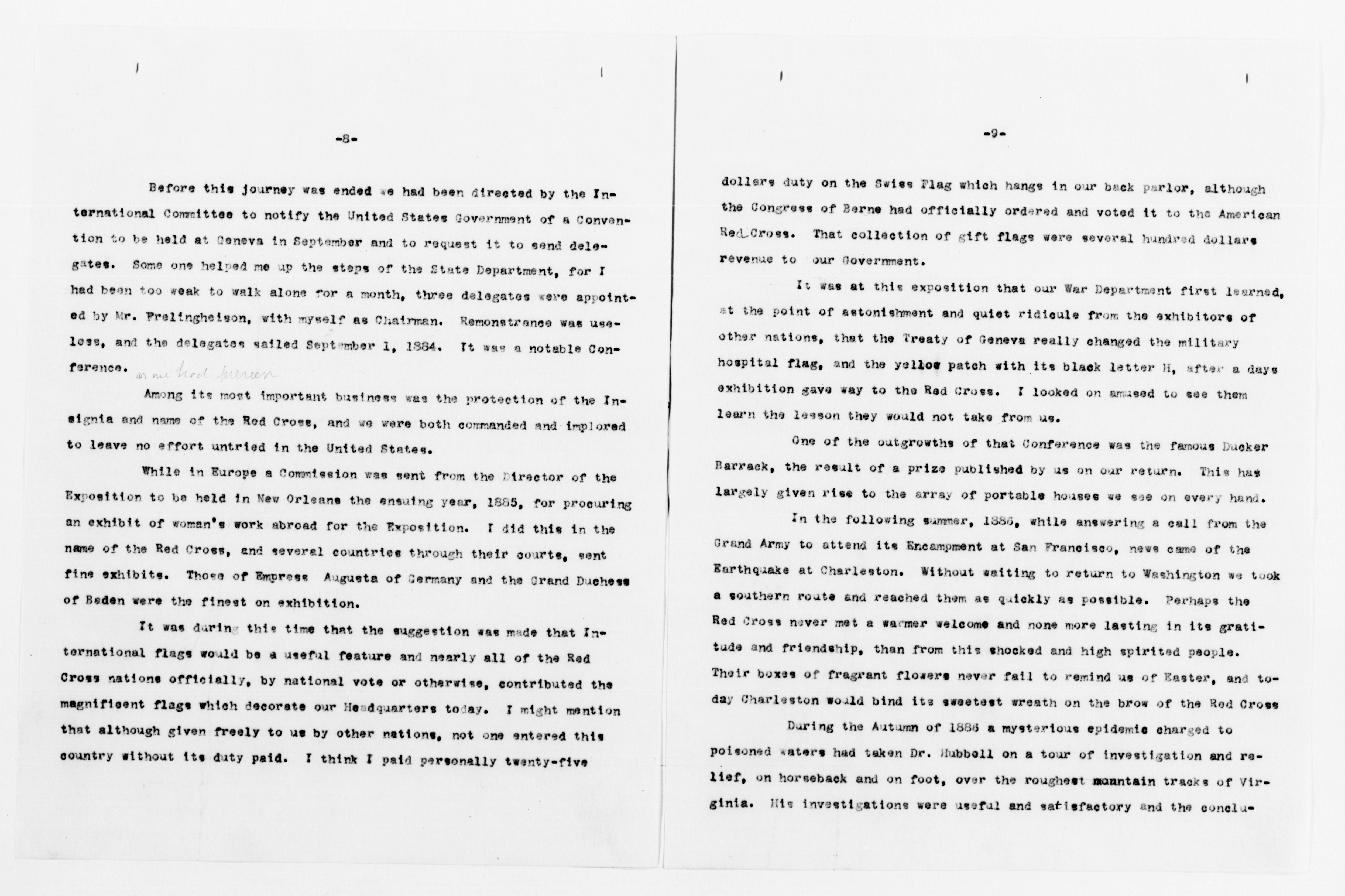 Scanned image of the current content page