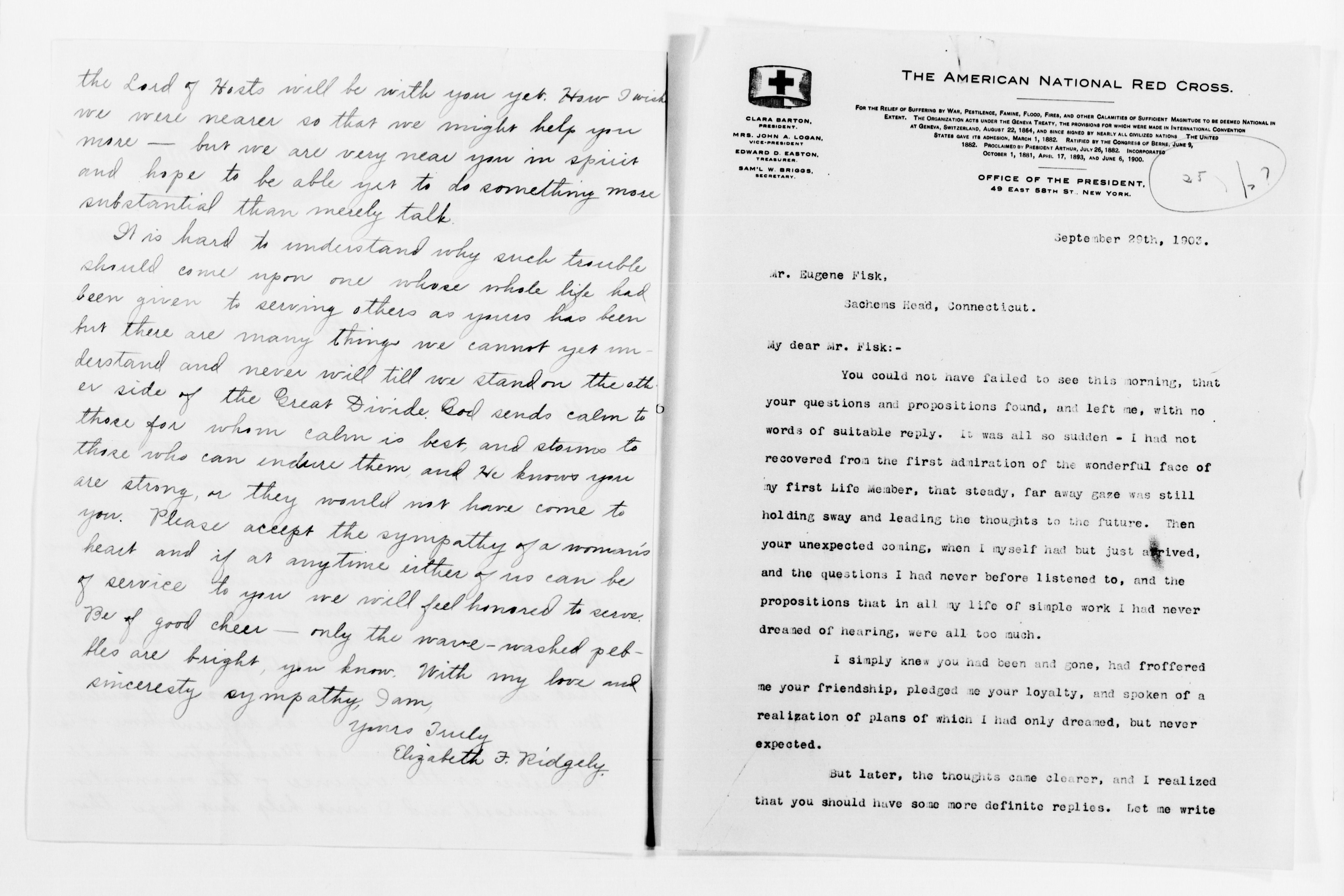 Scanned image of the current content page