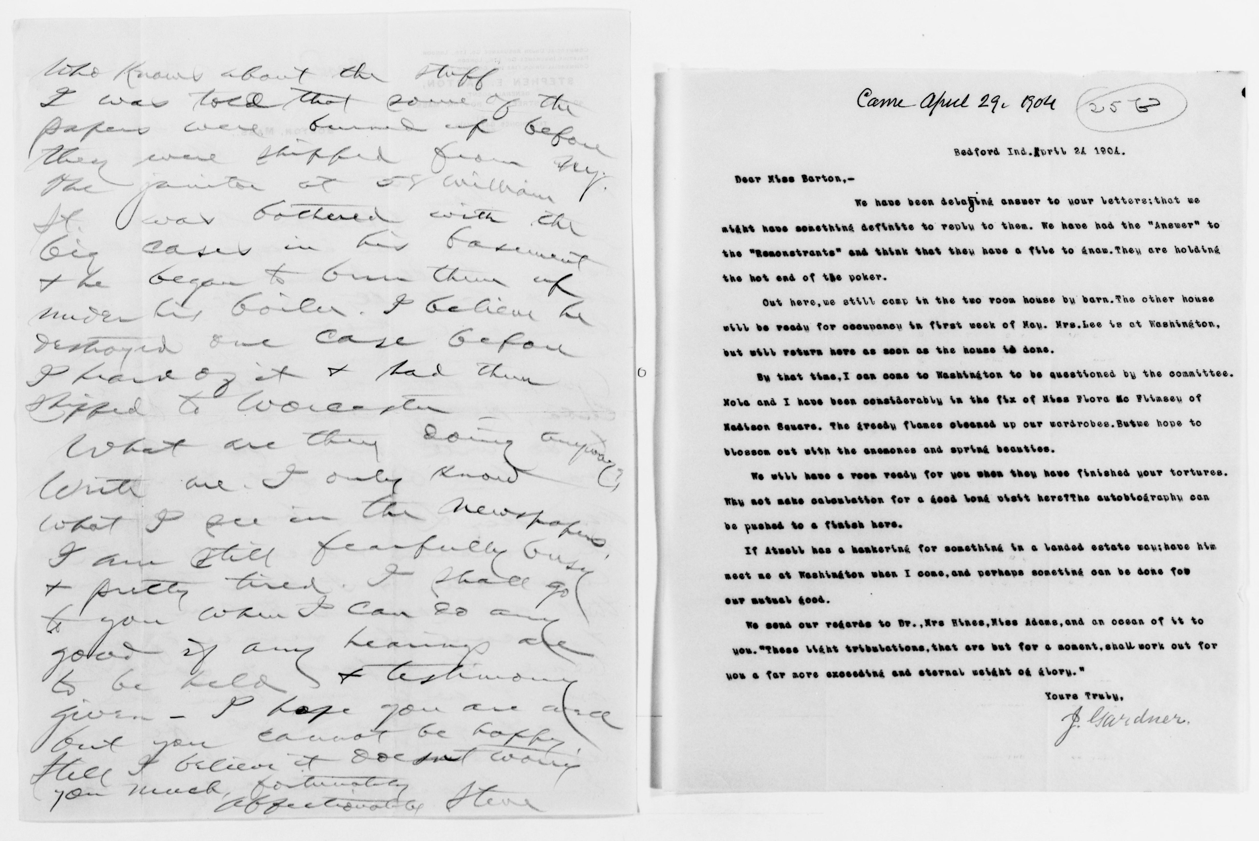 Scanned image of the current content page