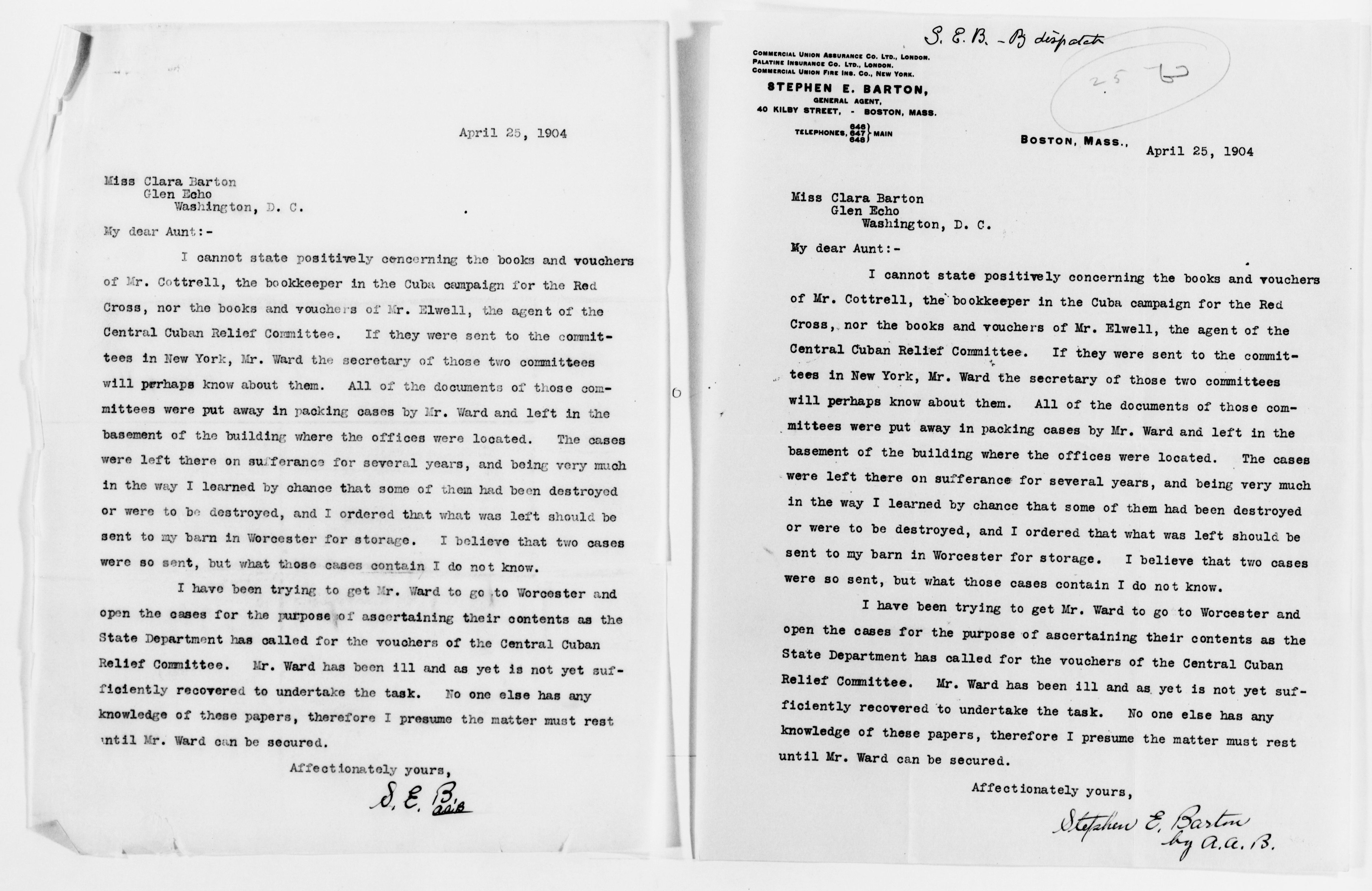 Scanned image of the current content page