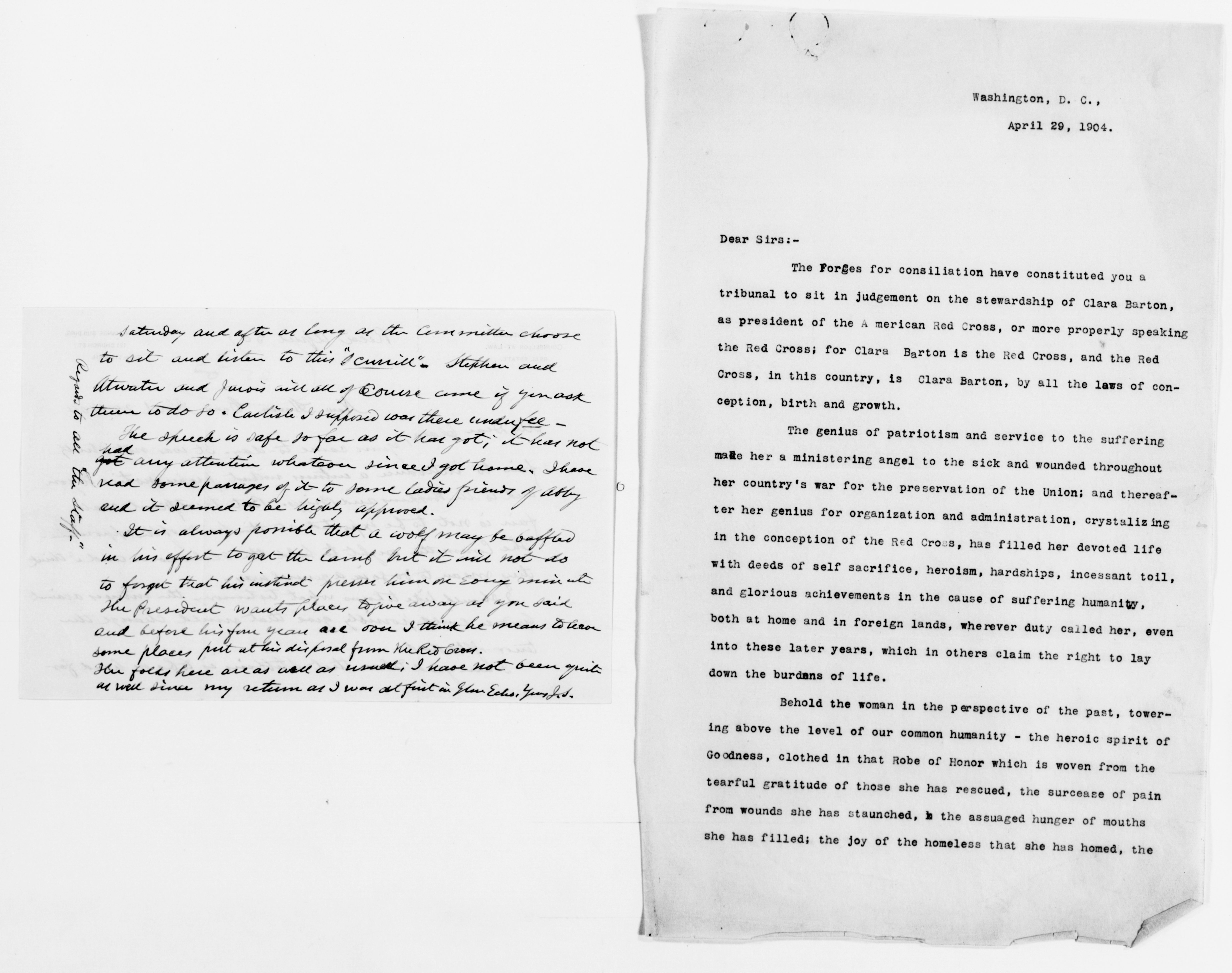 Scanned image of the current content page