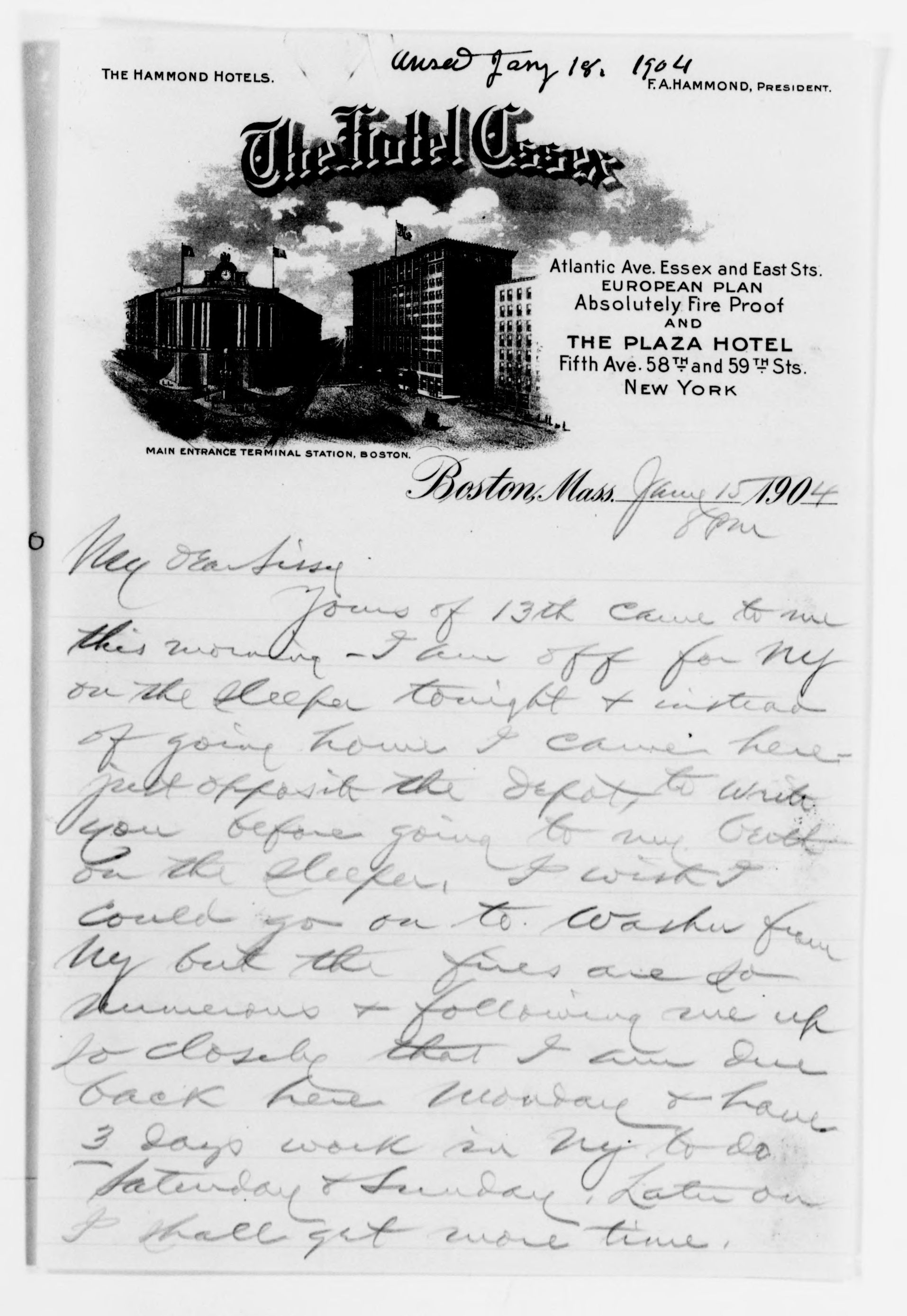 Scanned image of the current content page