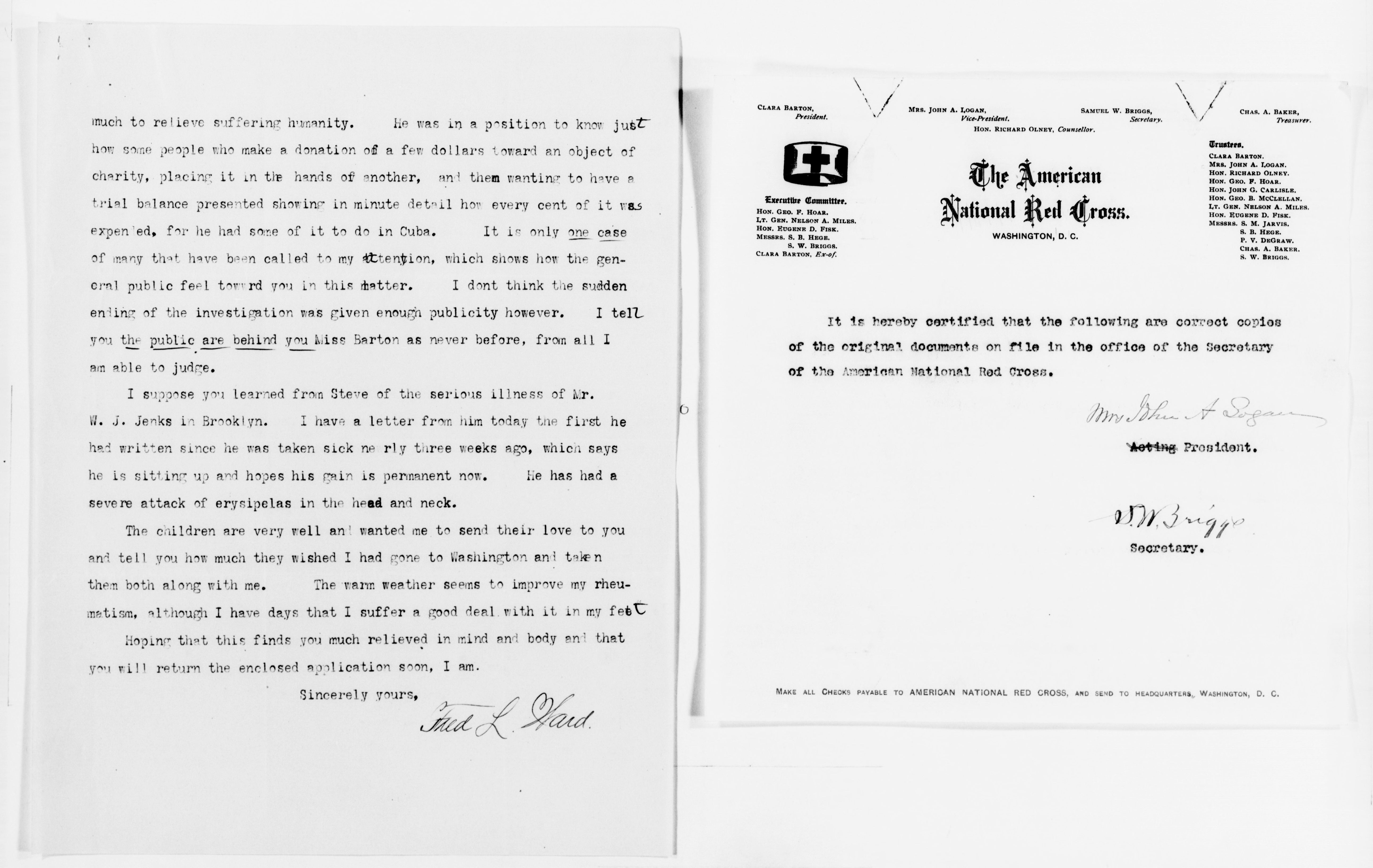 Scanned image of the current content page