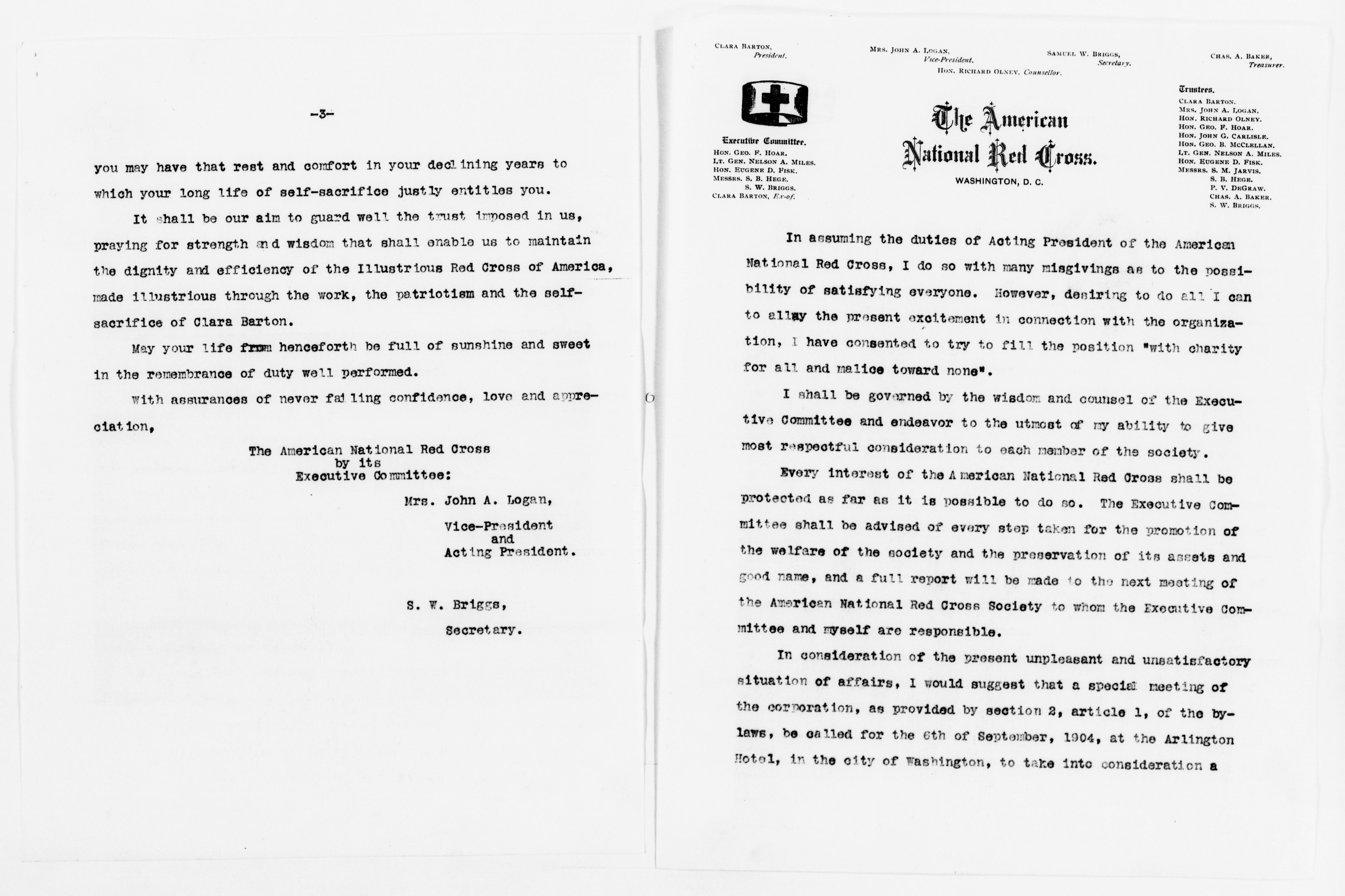 Scanned image of the current content page