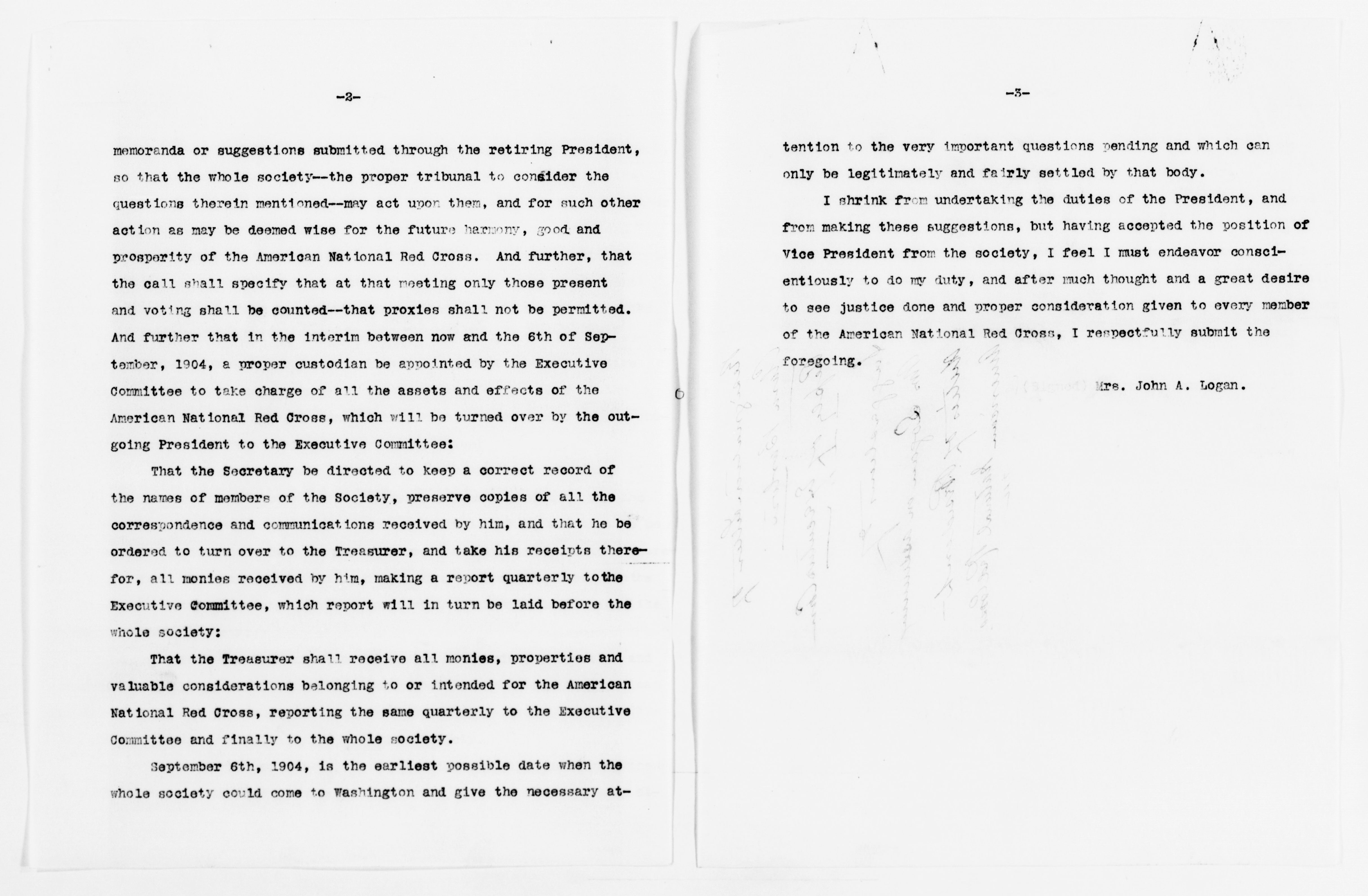 Scanned image of the current content page