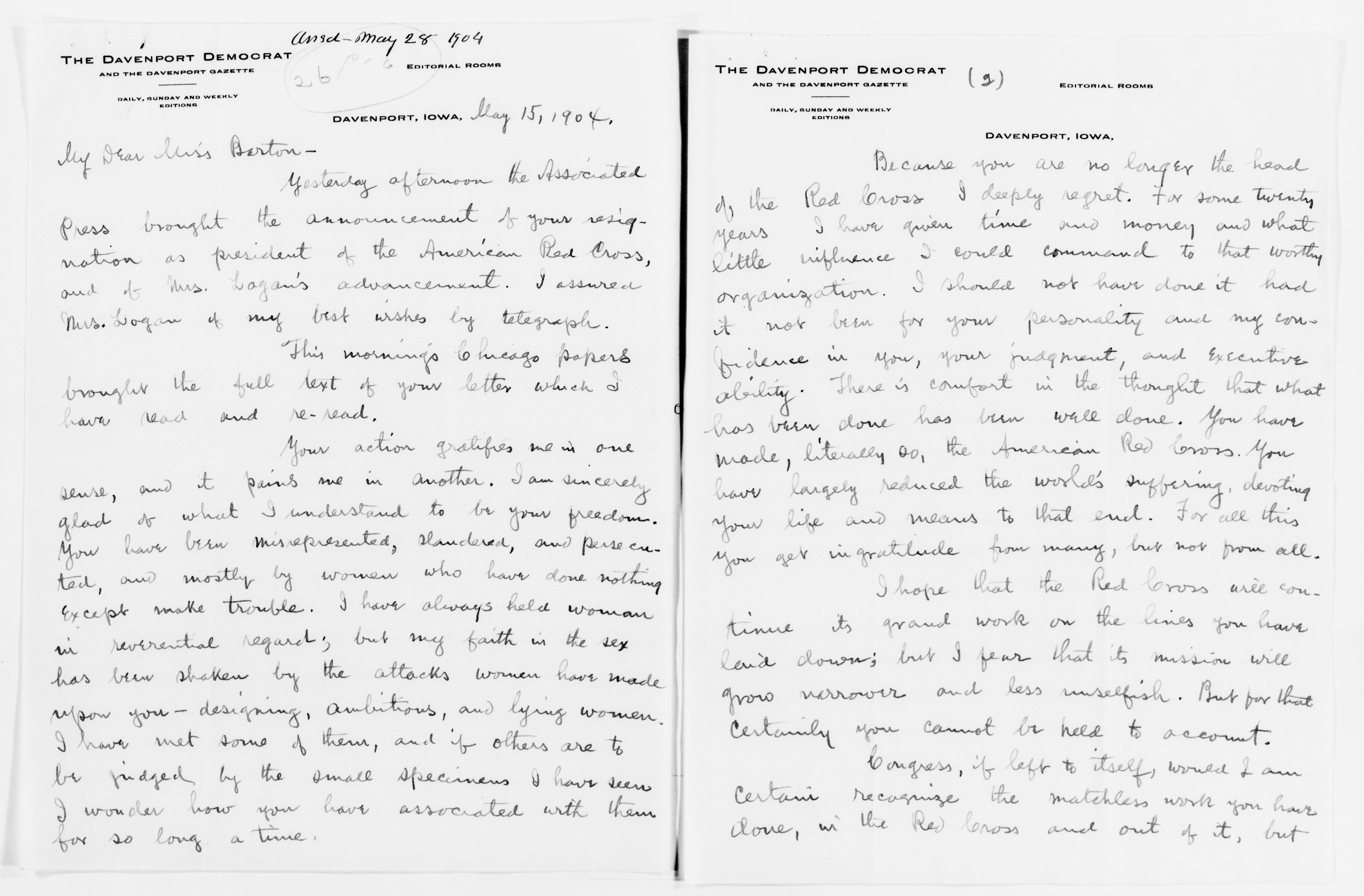 Scanned image of the current content page