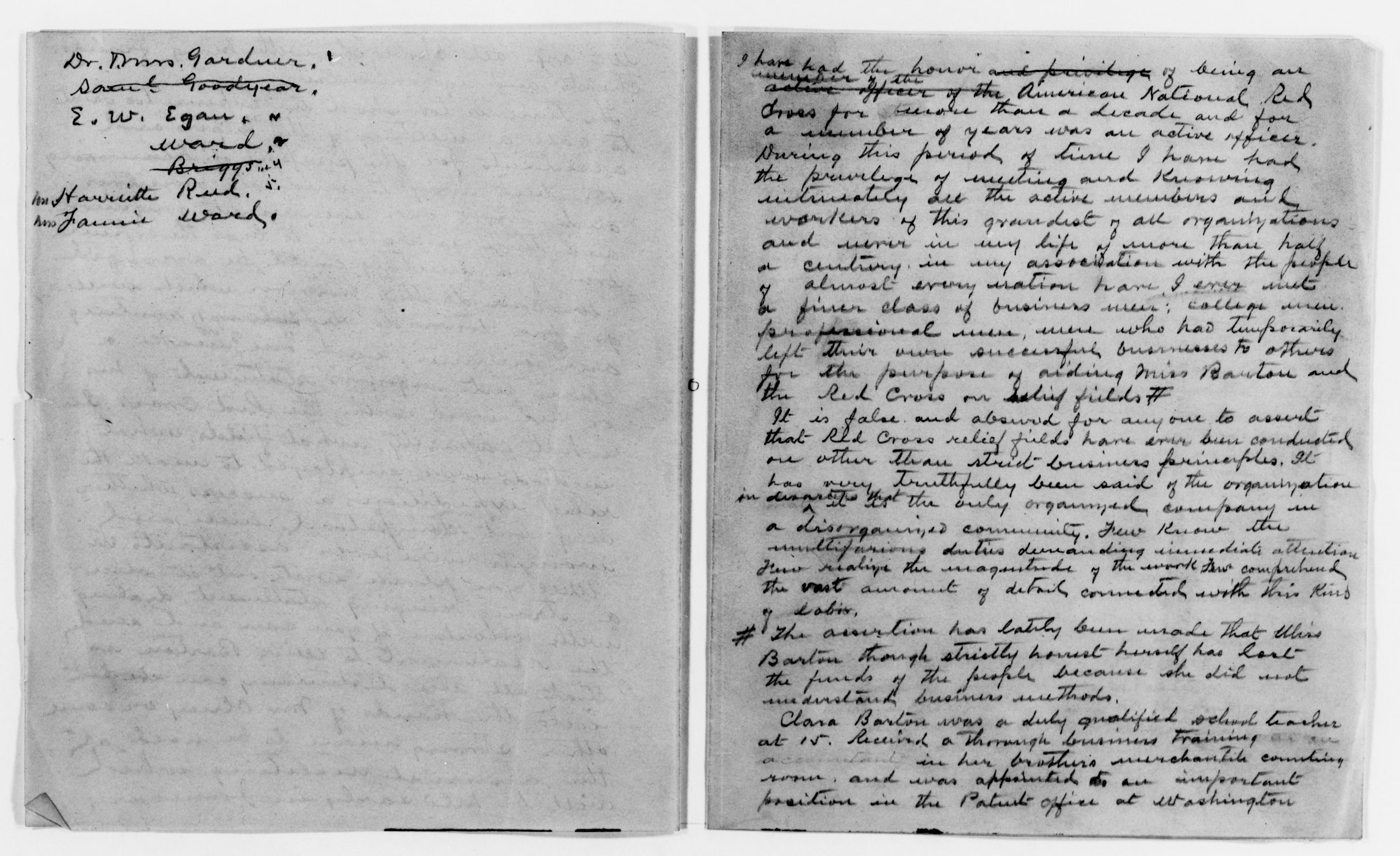 Scanned image of the current content page