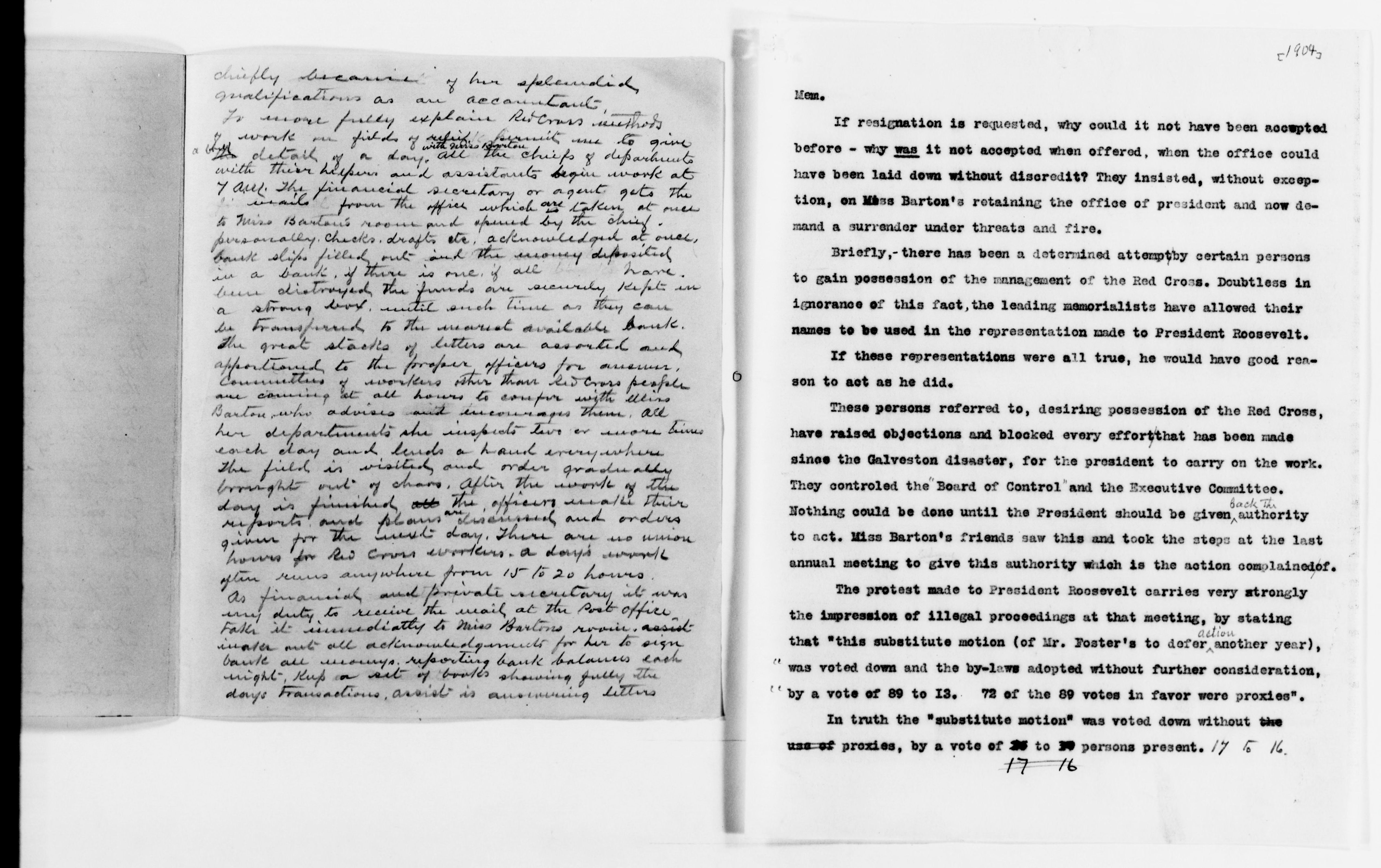 Scanned image of the current content page