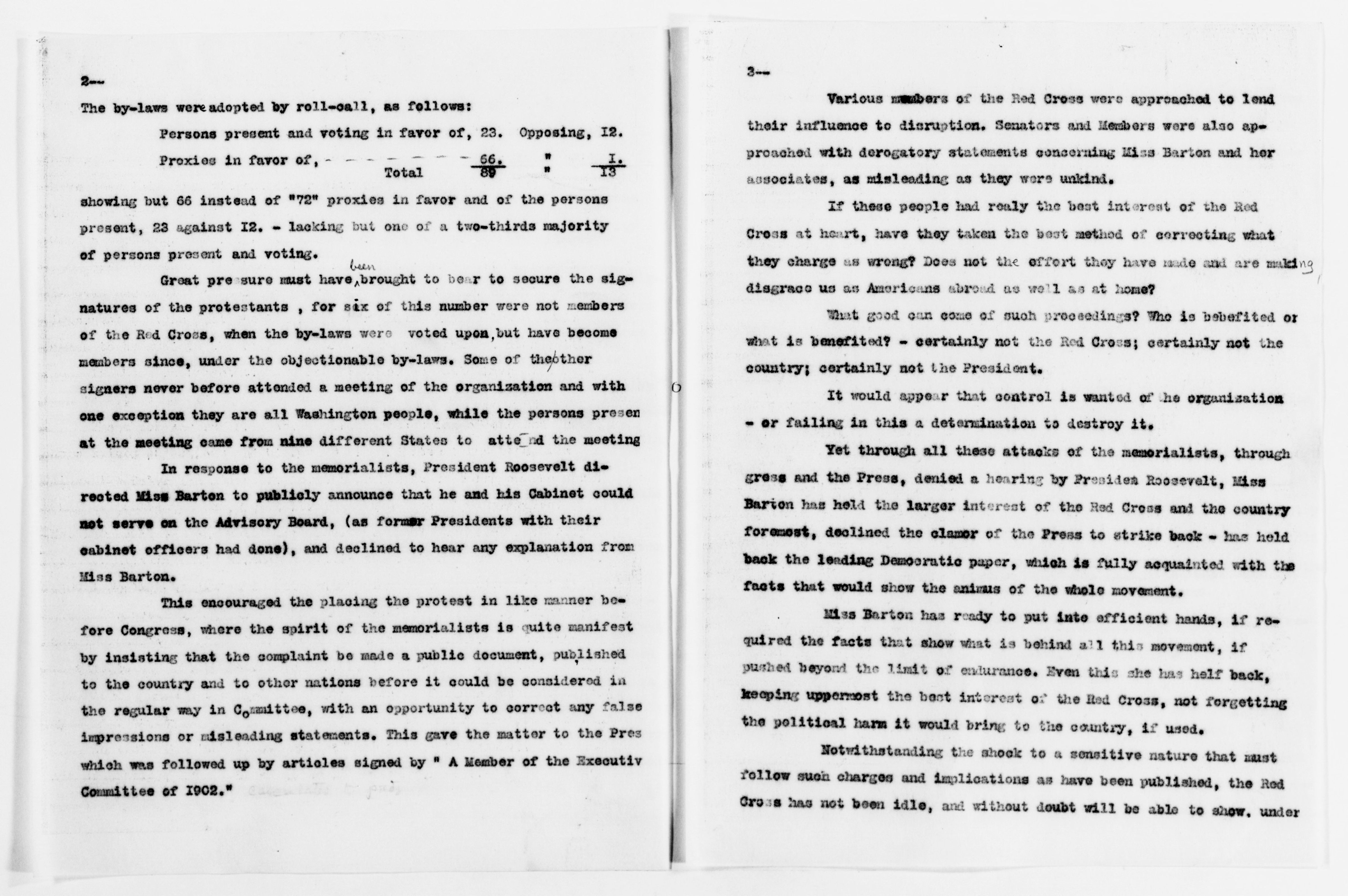 Scanned image of the current content page