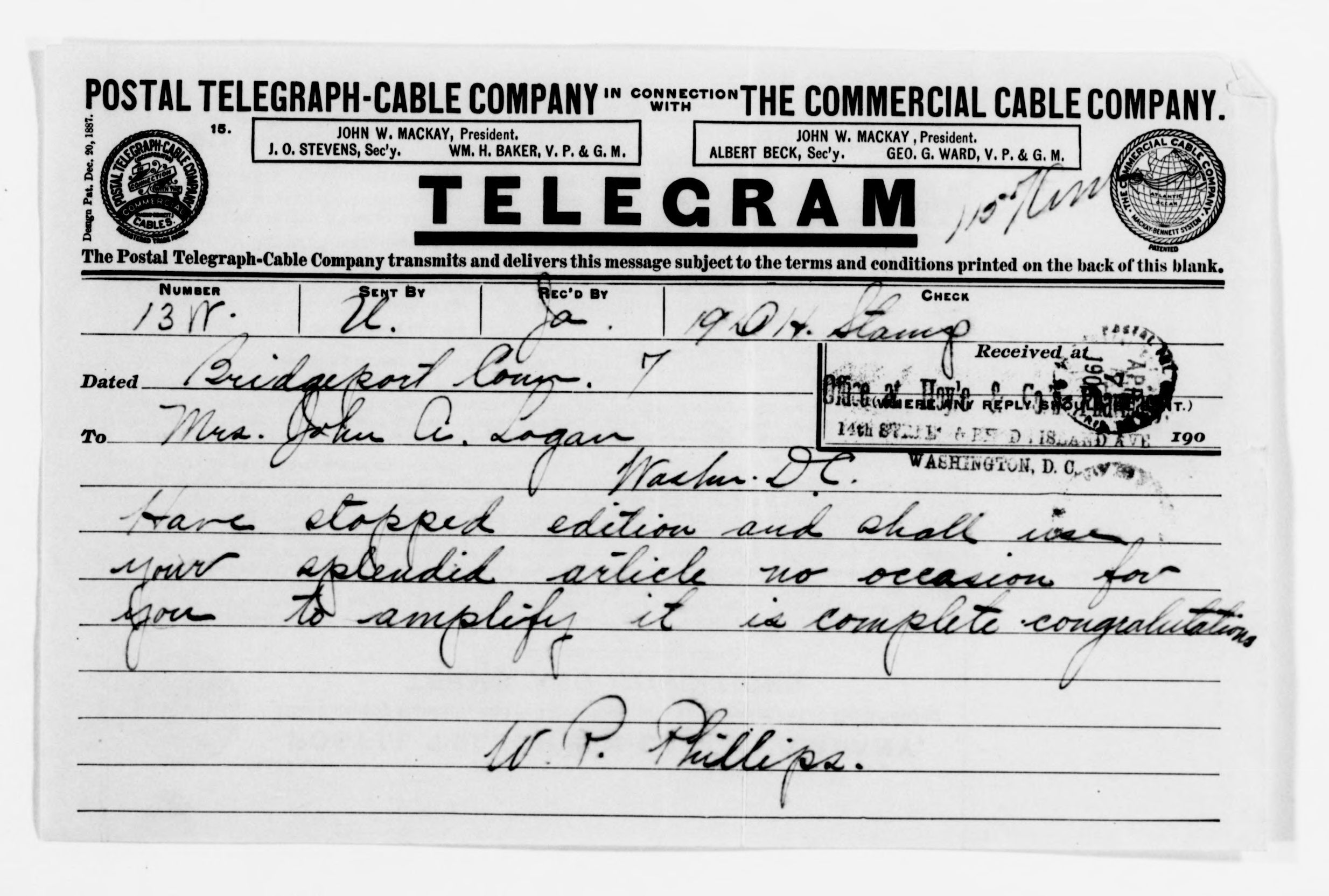 Scanned image of the current content page