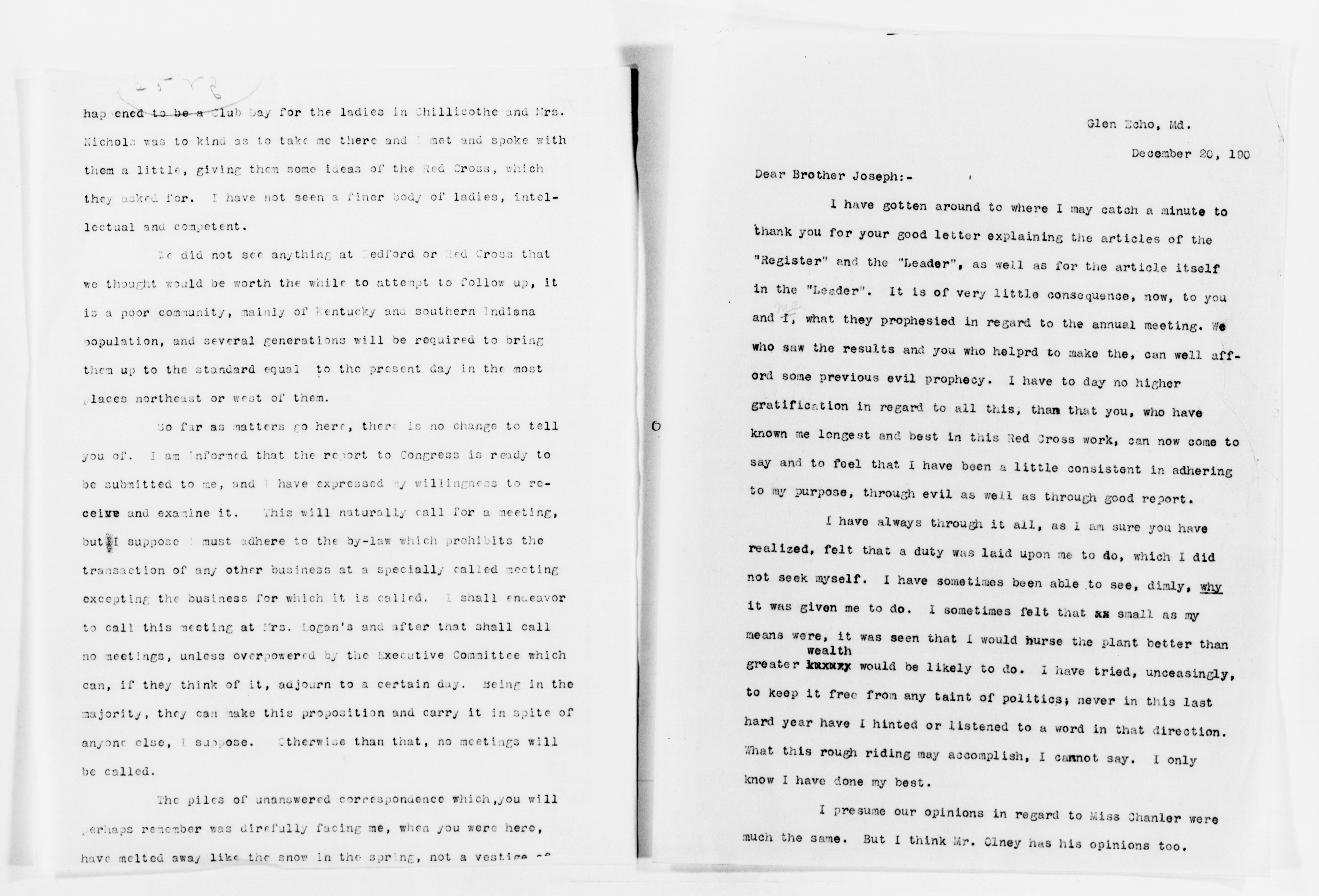 Scanned image of the current content page
